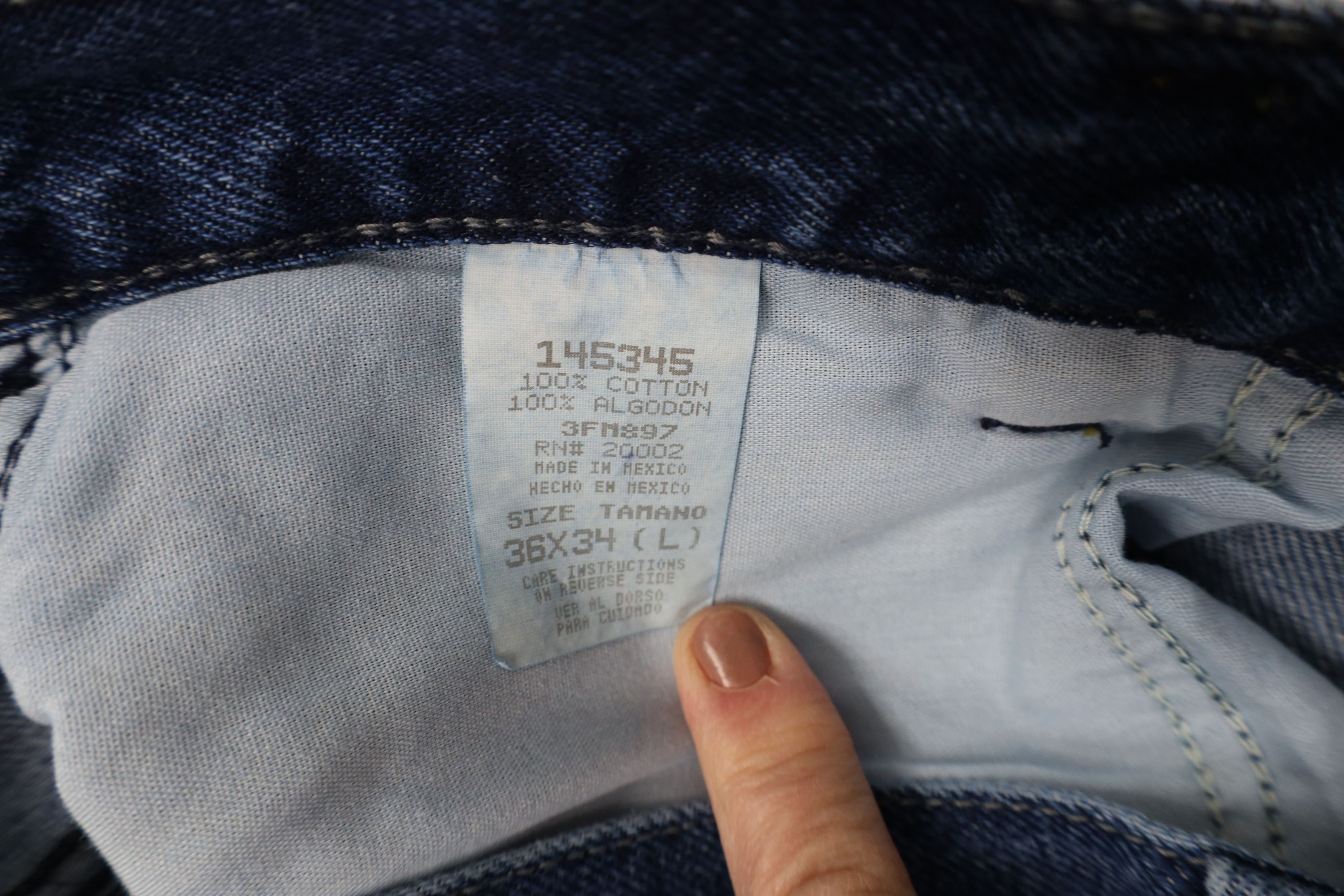 Vintage Deadstock Vintage 90s Boss Wide Leg Skateboard Denim Jeans Size US 36 / EU 52 - 8 Thumbnail