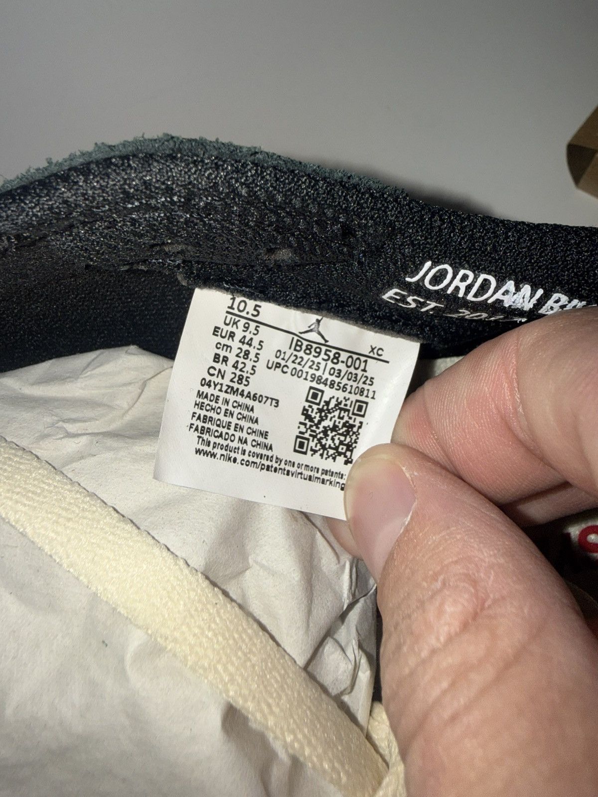 Jordan Brand Nigel Sylvester x Air Jordan 1 Retro Low OG Better With Time Size US 10.5 / EU 43-44 - 9 Thumbnail