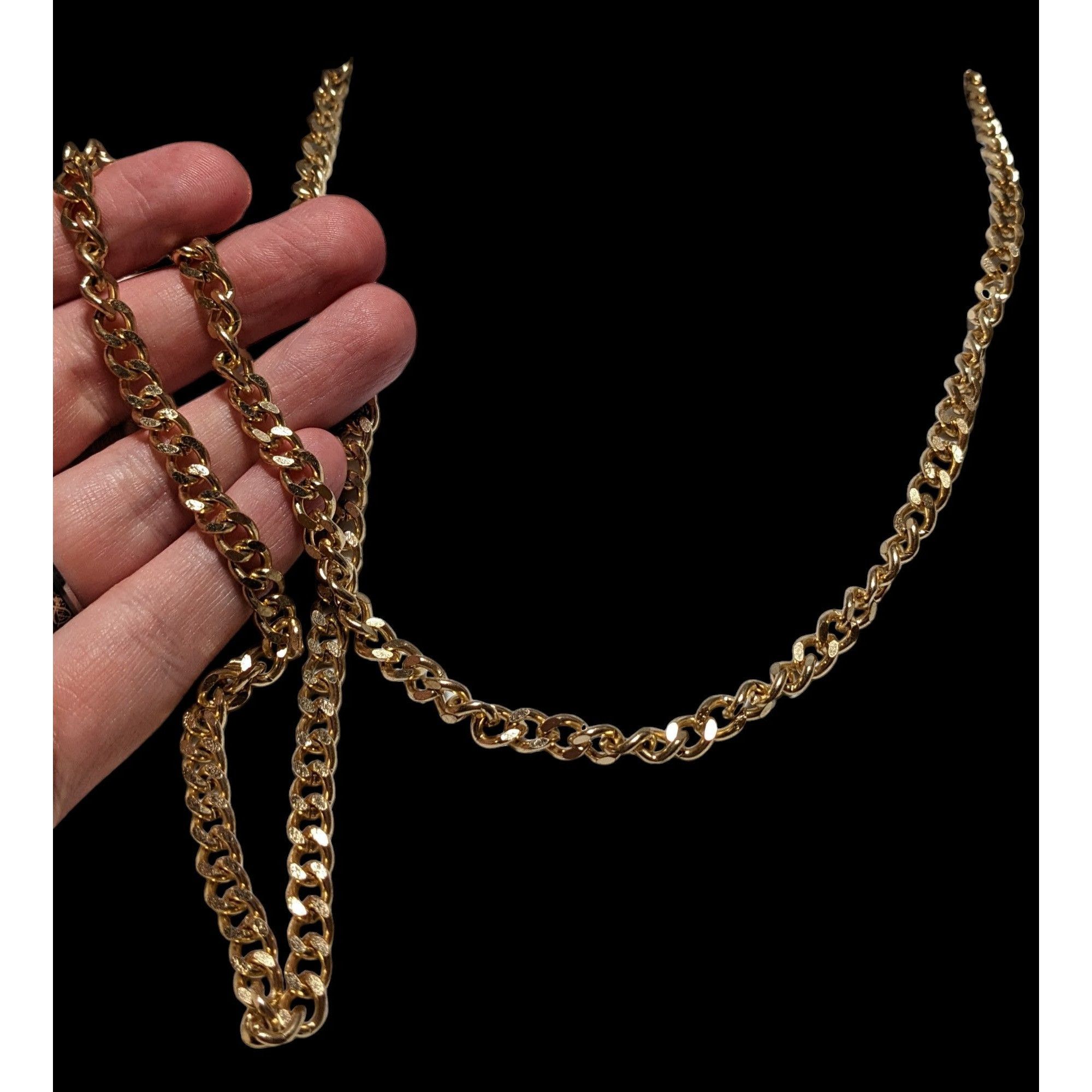 Other Classic Bright Gold Chain Necklace Size ONE SIZE - 2 Thumbnail