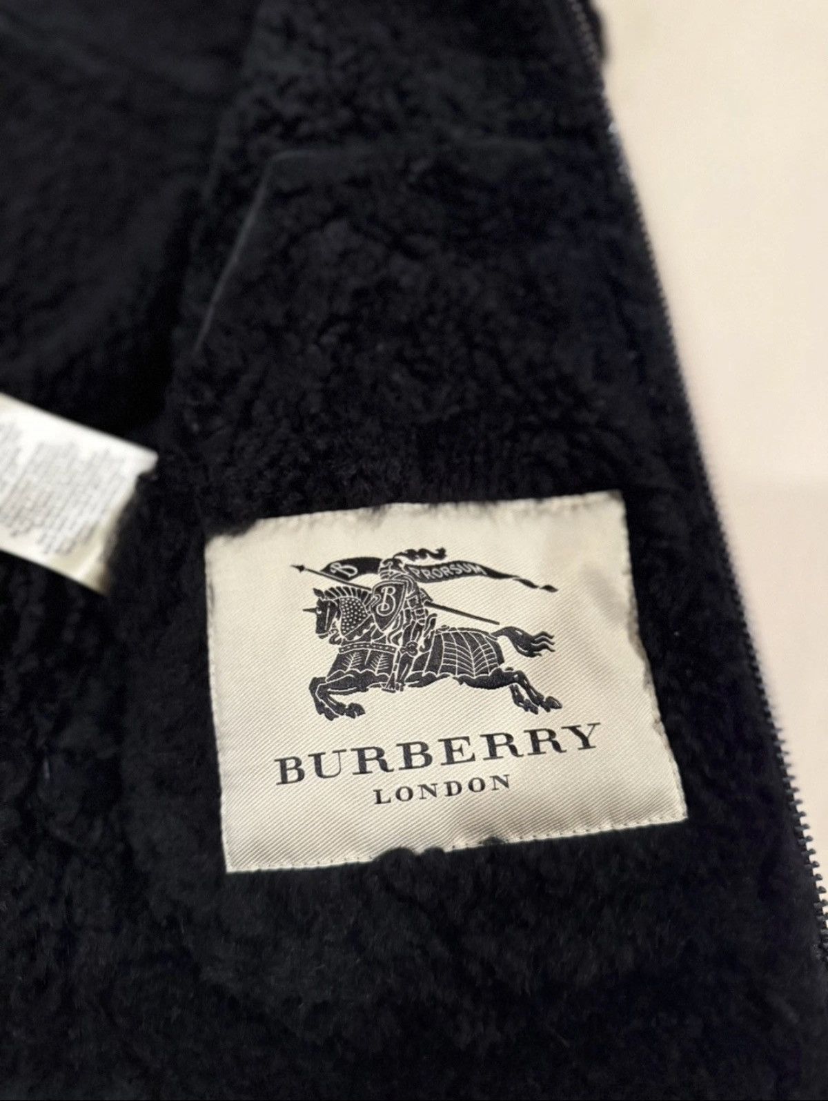 Burberry Prorsum Burberry Prorsum Shearling Biker Jacket Black Size S / US 4 / IT 40 - 11 Thumbnail