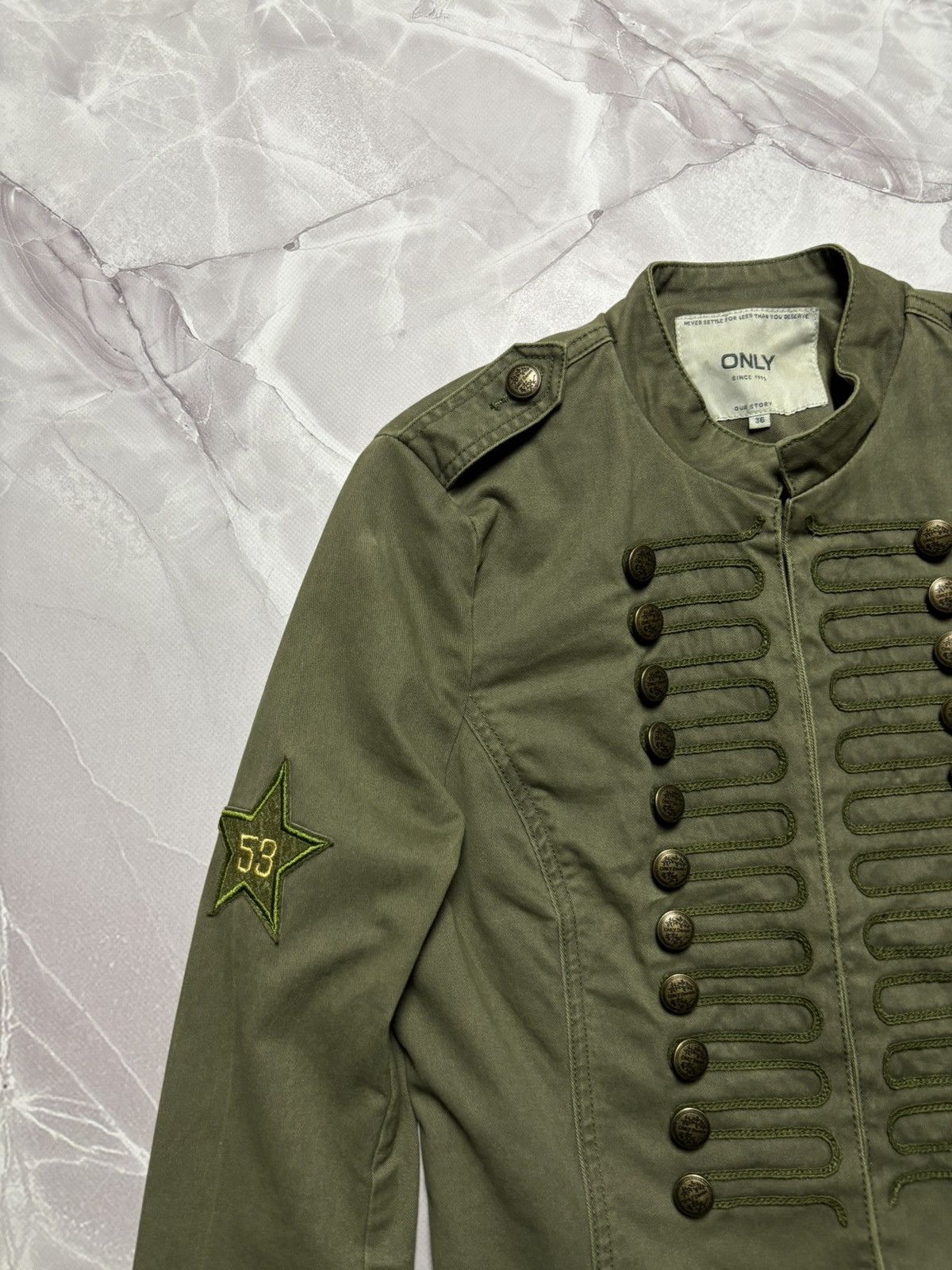 Hysteric Glamour Napoleon Military Jacket Hussar Officer Olive Green 36 S Size S / US 4 / IT 40 - 3 Thumbnail