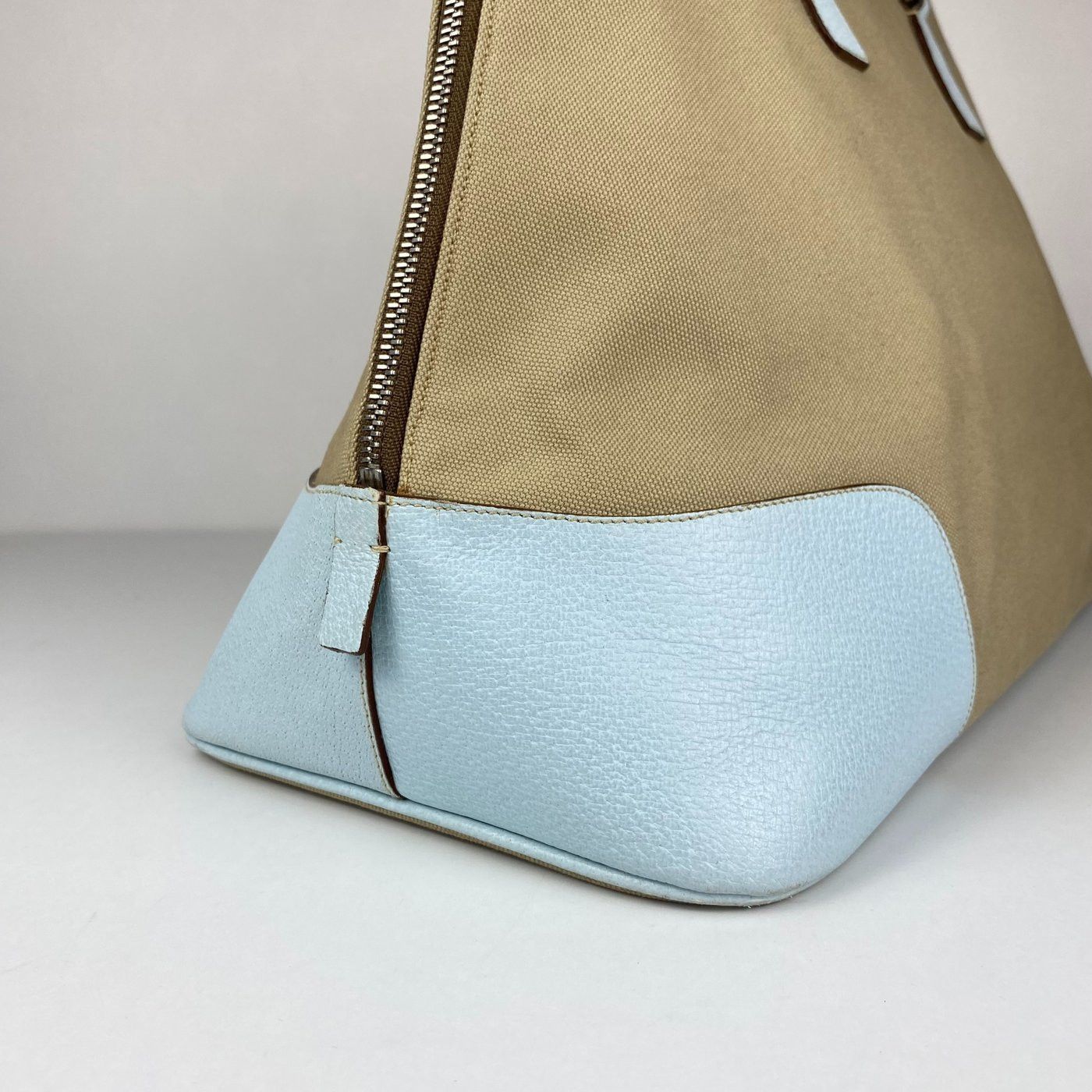 Prada Prada Vintage Canvas and Leather Bowler Bag Size ONE SIZE - 12 Thumbnail