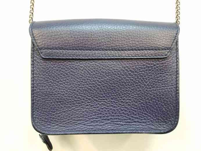 Furla FURLA Julia Mini Bag Chain Strap w/ Lock & Key Indigo Size ONE SIZE - 4 Thumbnail