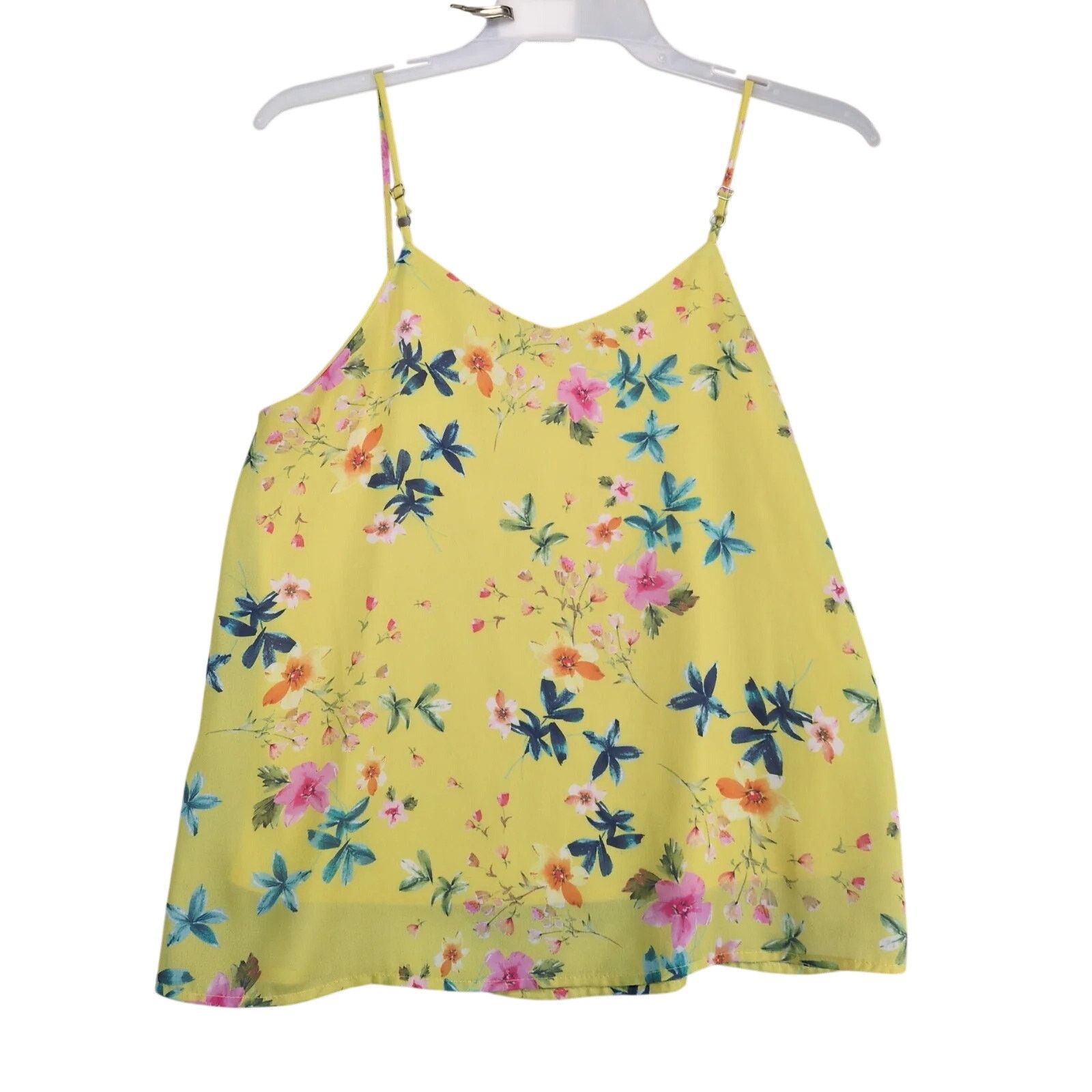 Other Peach Love California Yellow Floral Camisole Top Cami Tank S Size S / US 4 / IT 40 - 2 Thumbnail