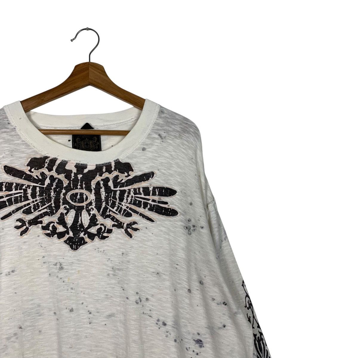 Japanese Brand PADROCK Trashed Style Oversized Sweater #2006-C87 Size US XXL / EU 58 / 5 - 5 Thumbnail