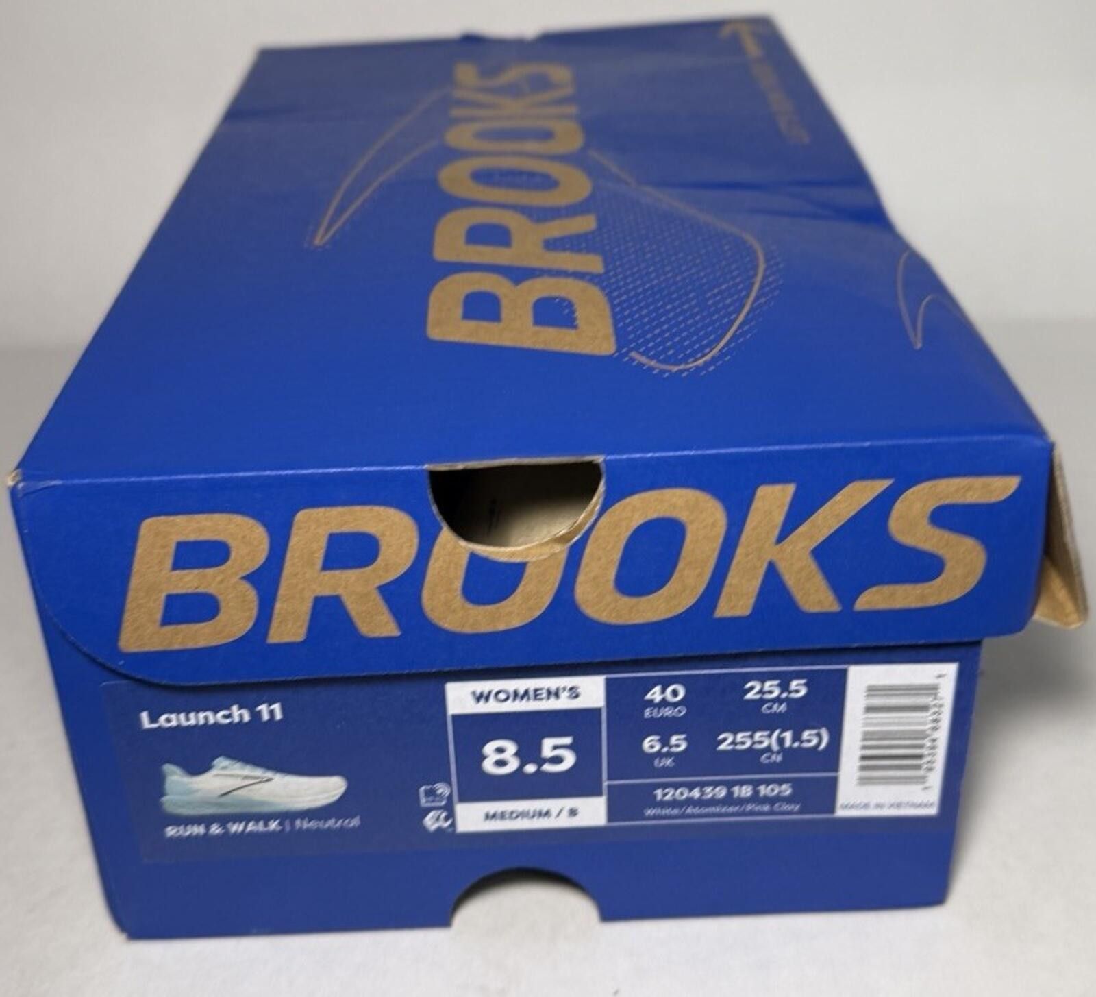 Brooks Brooks Launch 11 Running Shoe White/Atomizer/Pink Clay Size US 8.5 / IT 38.5 - 6 Thumbnail