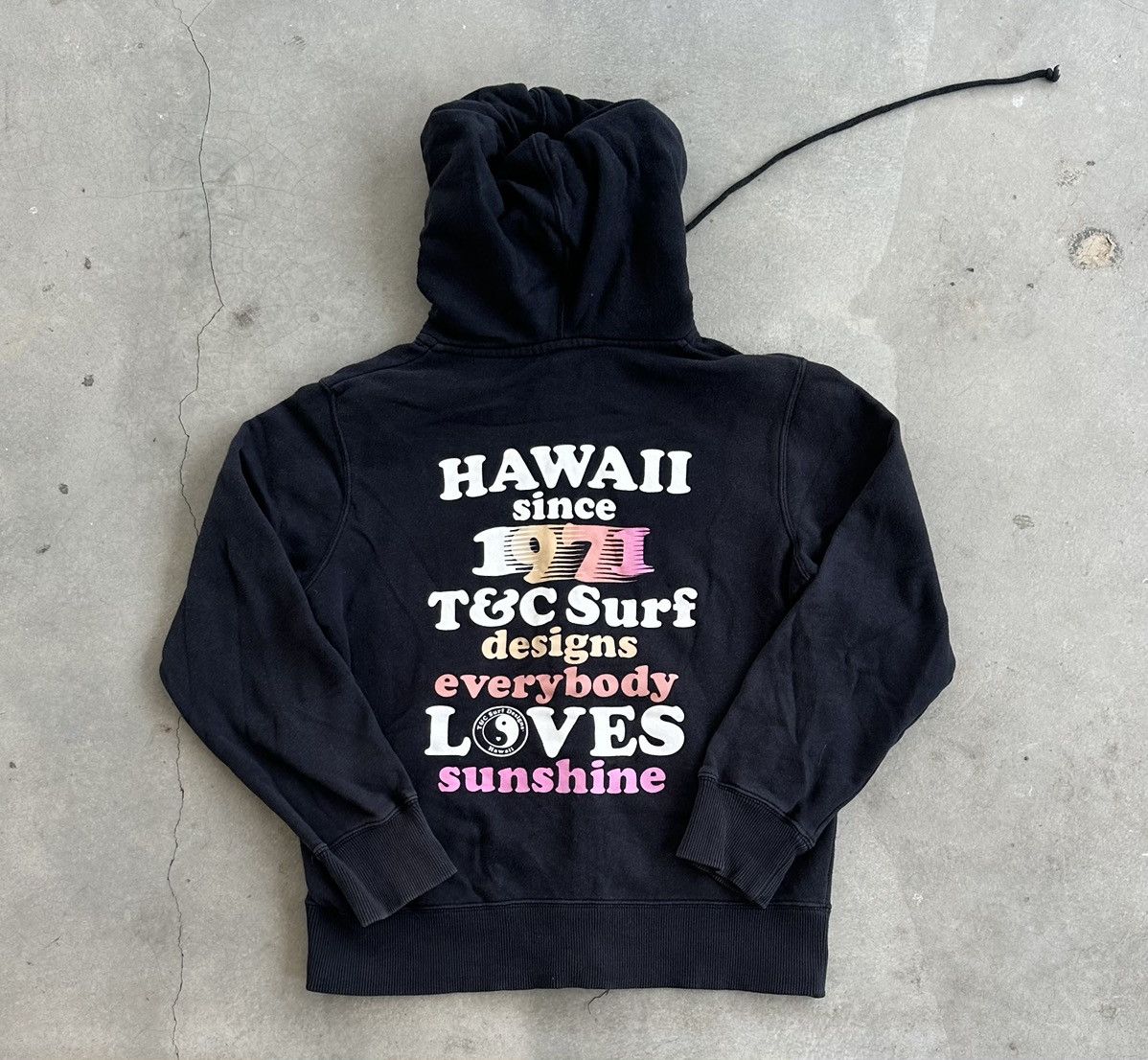 Vintage T&C SURF DESIGN HOODIE Size US M / EU 48-50 / 2 - 1 Thumbnail