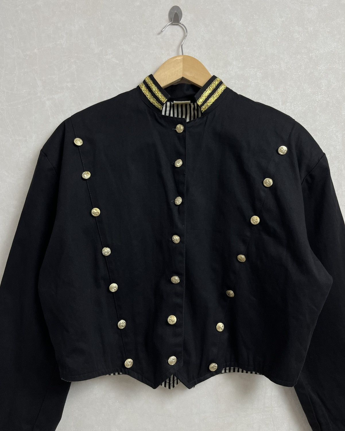Hysteric Glamour × Undercover 00s Napoleon Military Cropped Jacket Coat PPFM LGB Vibe Size US S / EU 44-46 / 1 - 2 Thumbnail