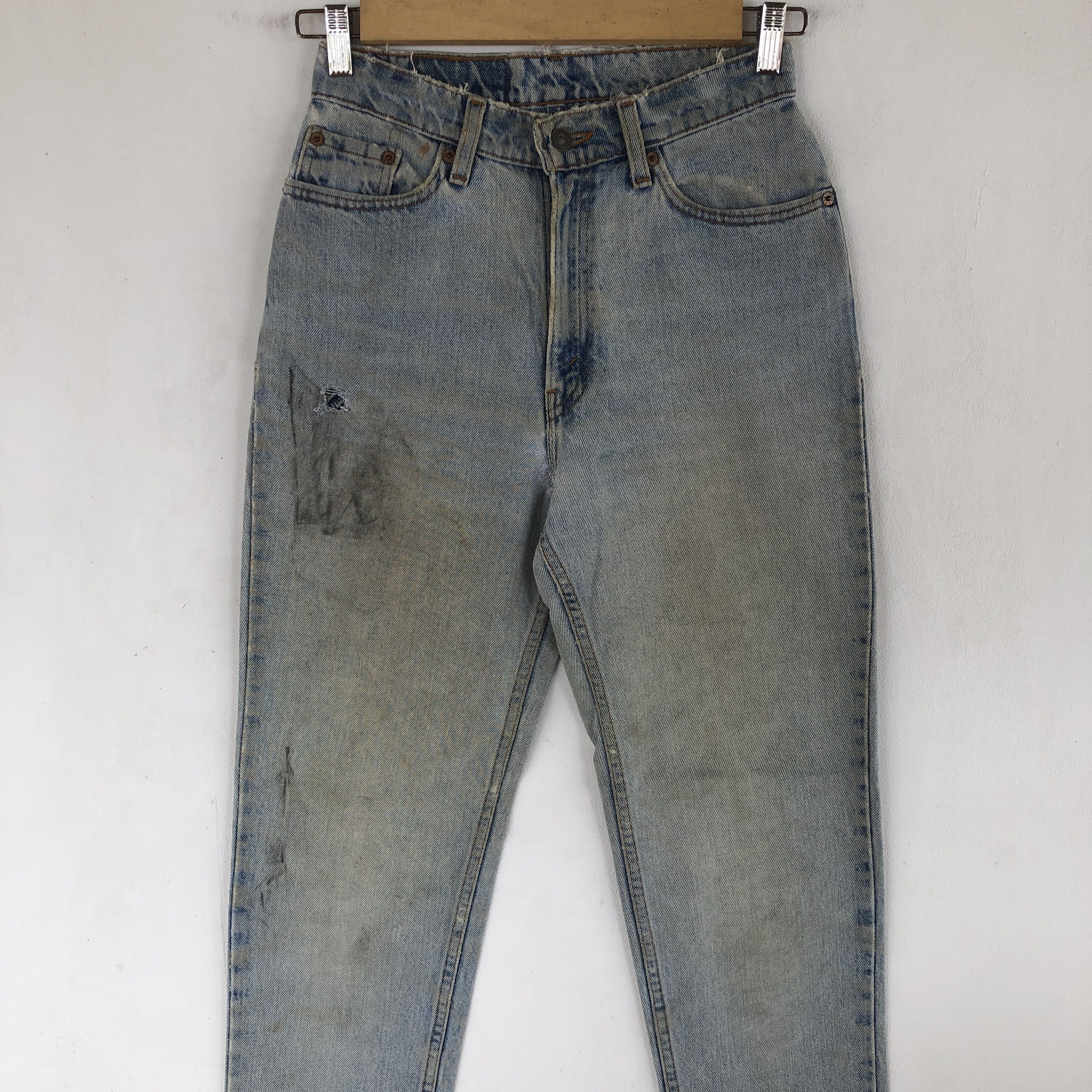 Levi's Vintage Levis Distressed Jeans Dirty Levi's 512 Denim Size 24" / US 00 / IT 34 - 3 Thumbnail