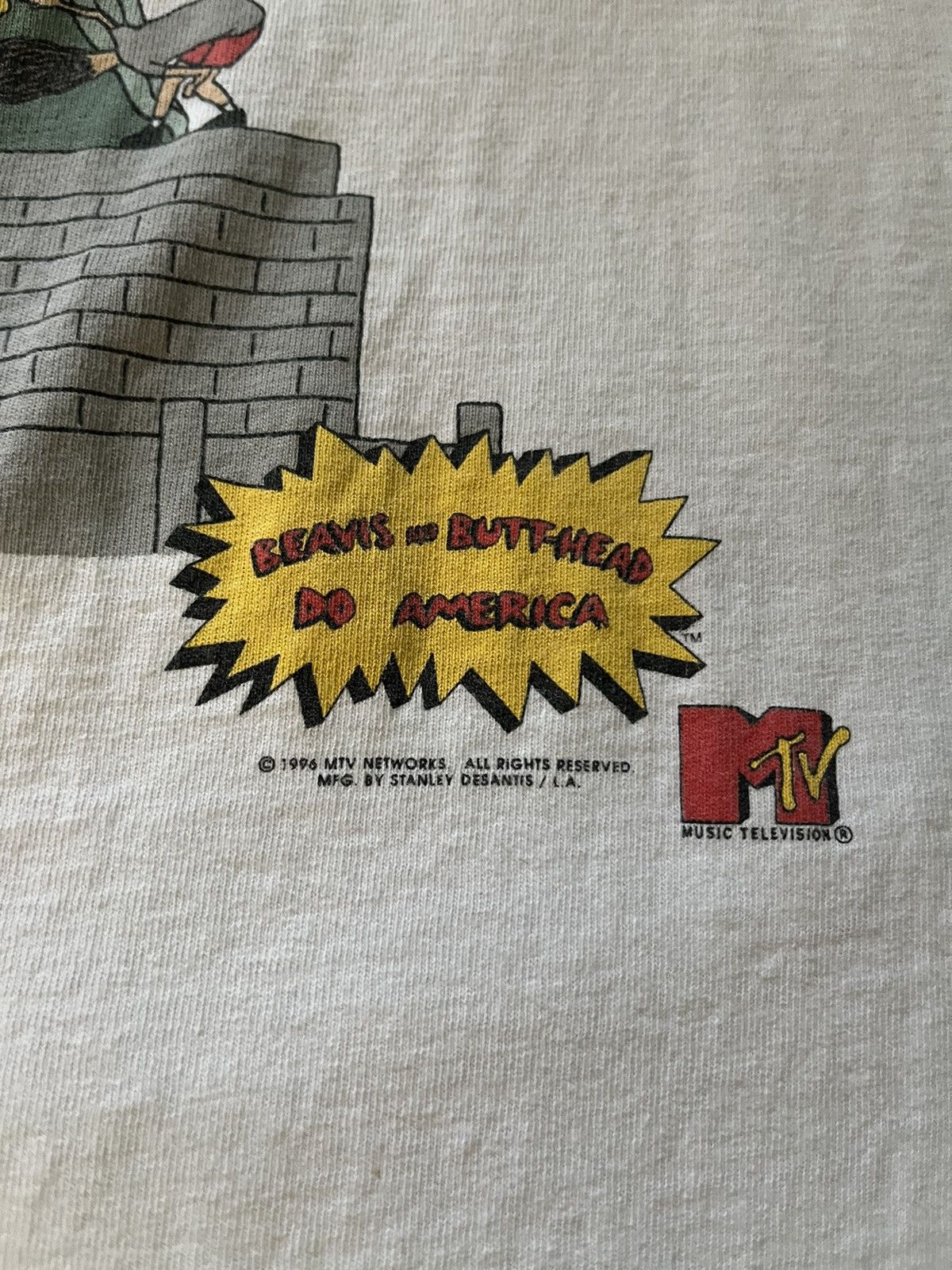 Vintage Vintage 1996 Beavis And Butthead Tee Size US XL / EU 56 / 4 - 3 Thumbnail