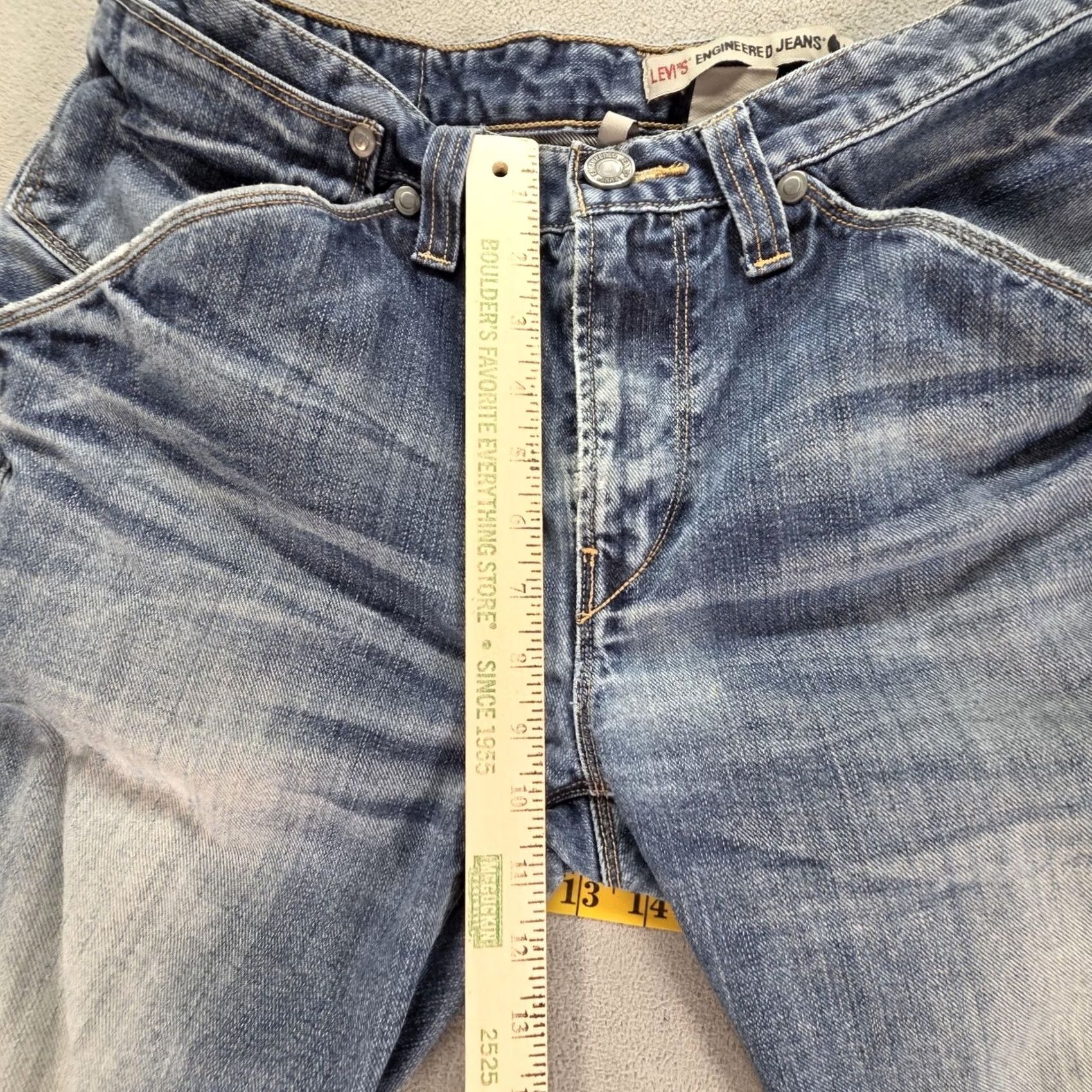 Levi's VTG Levi's Engineered Jeans Mens Med Wash 30x28 Distressed Pockets 90s Twisted Fits Denim Jeans Relaxed Blue 30 Mens Size US 30 / EU 46 - 7 Thumbnail