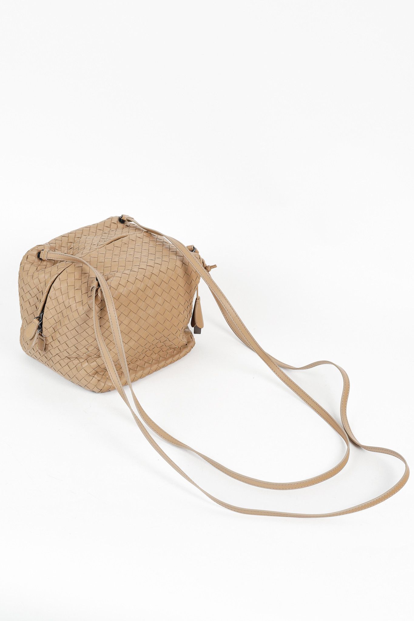 Bottega Veneta Bottega Veneta Light Brown Intrecciato Leather Box Bag Size ONE SIZE - 6 Thumbnail