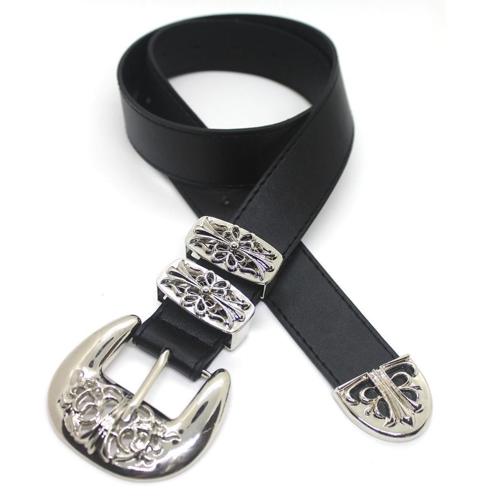 Cowboy Equipment vintage buckle brown american western design belt Size ONE SIZE - 1 Thumbnail