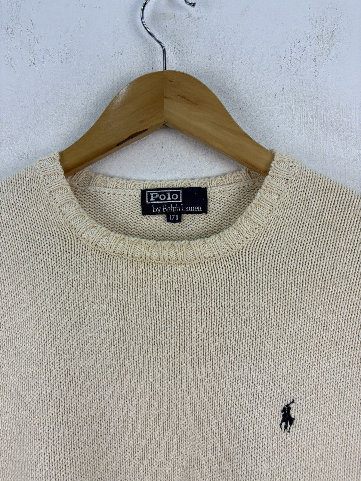 Polo Ralph Lauren 90s Vintage Polo Ralph Lauren Sweater Cable Knit Jumper Size US M / EU 48-50 / 2 - 3 Thumbnail