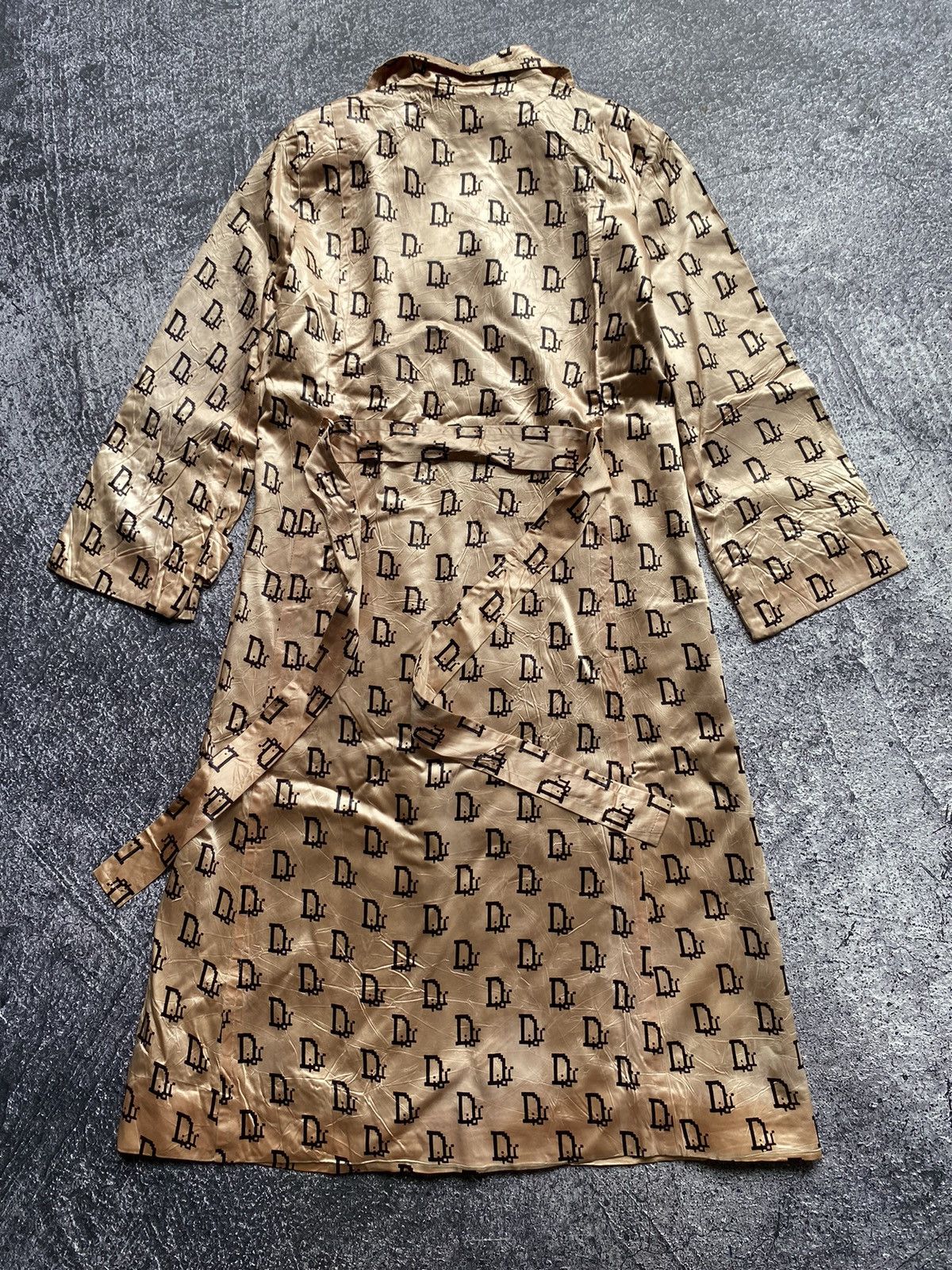 Dior Rare✨ MISS DIOR Monogram Vintage Trench Coat Jacket Size M / US 6-8 / IT 42-44 - 10 Thumbnail