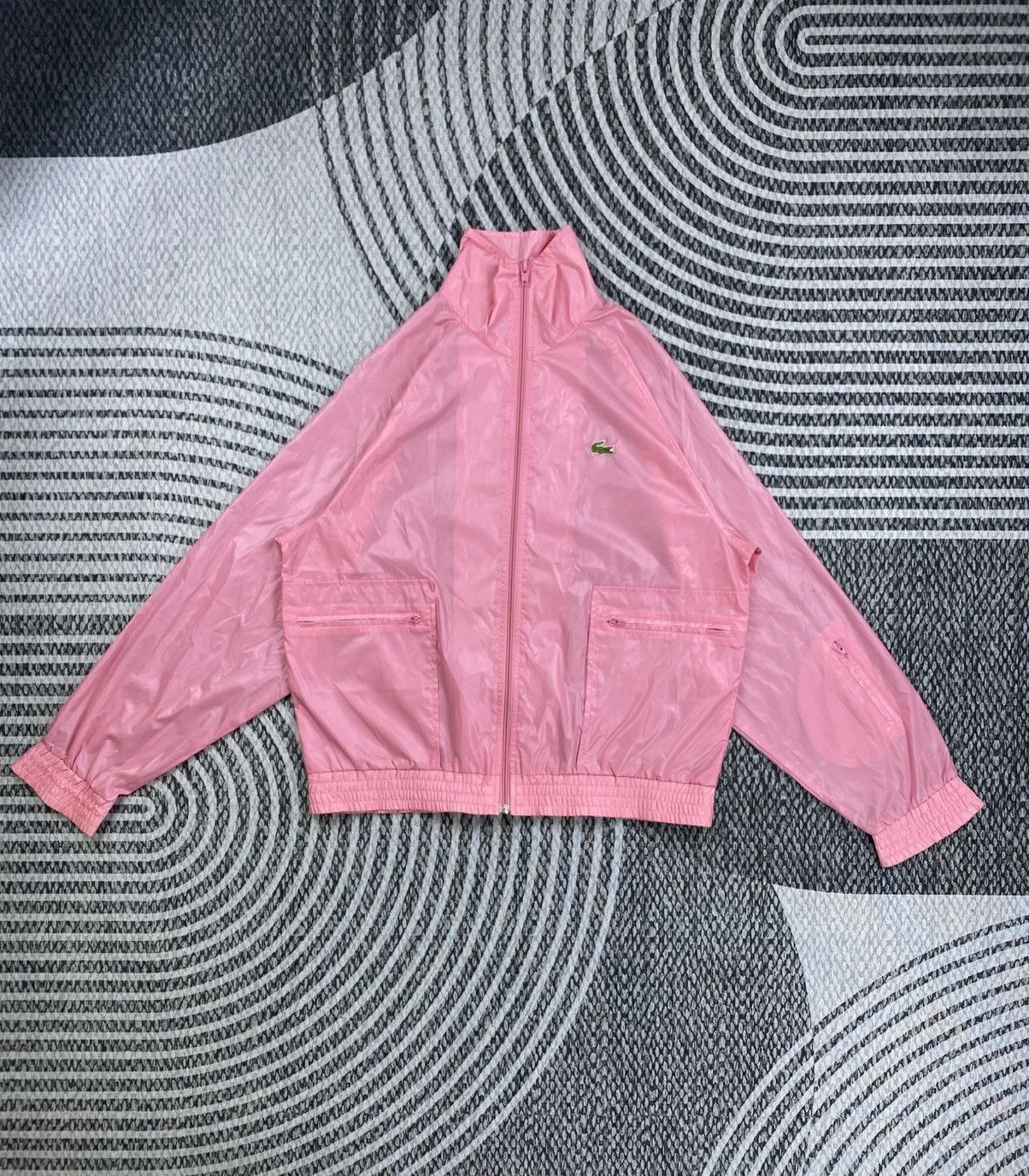 Lacoste Vintage 80s Lacoste Waterproof Windbreaker Nylon Jacket Size US M / EU 48-50 / 2 - 1 Thumbnail