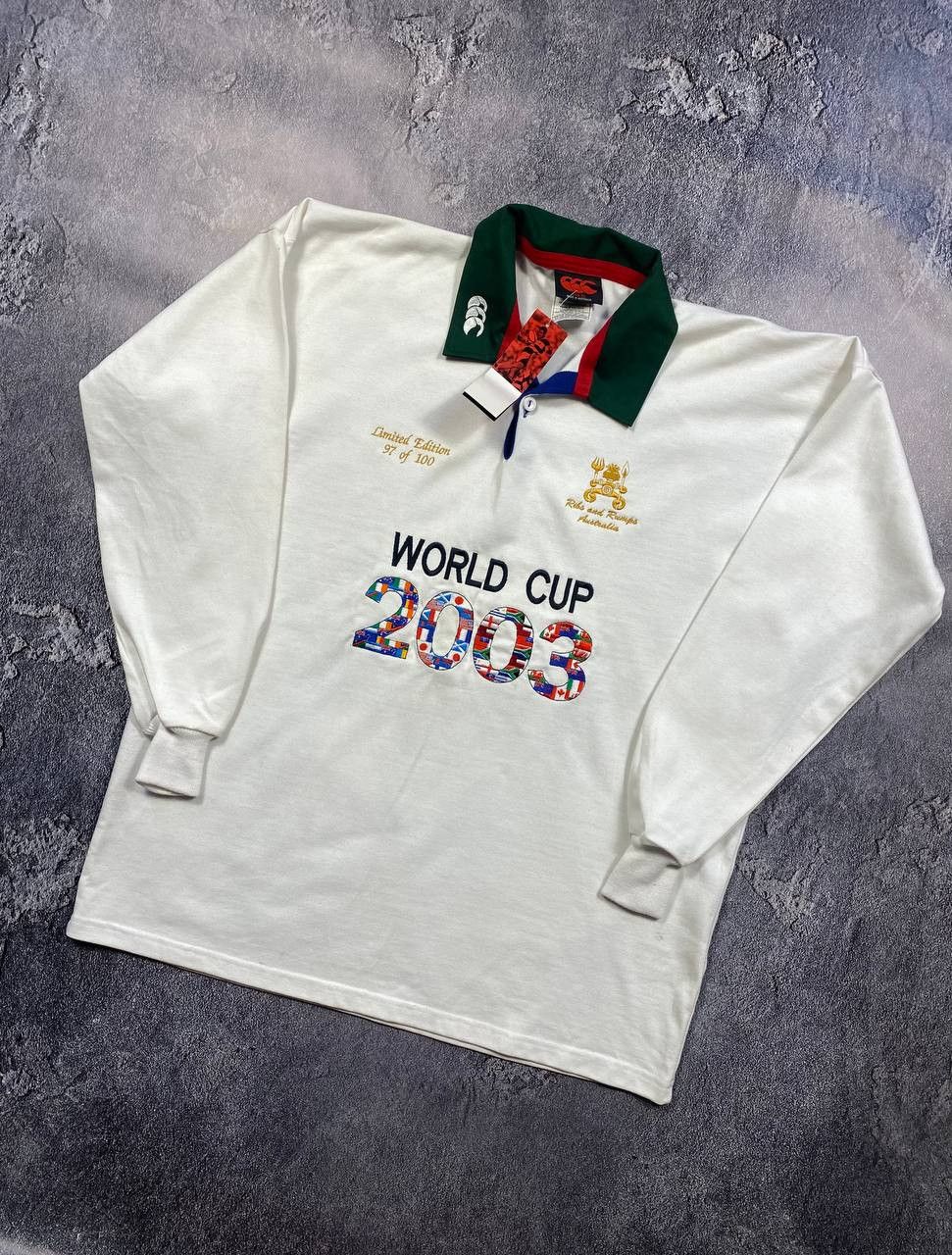 Canterbury of New Zealand RARE vintage Canterbury Rugby Shirt 97/100 World Cup Size US XL / EU 56 / 4 - 1 Thumbnail