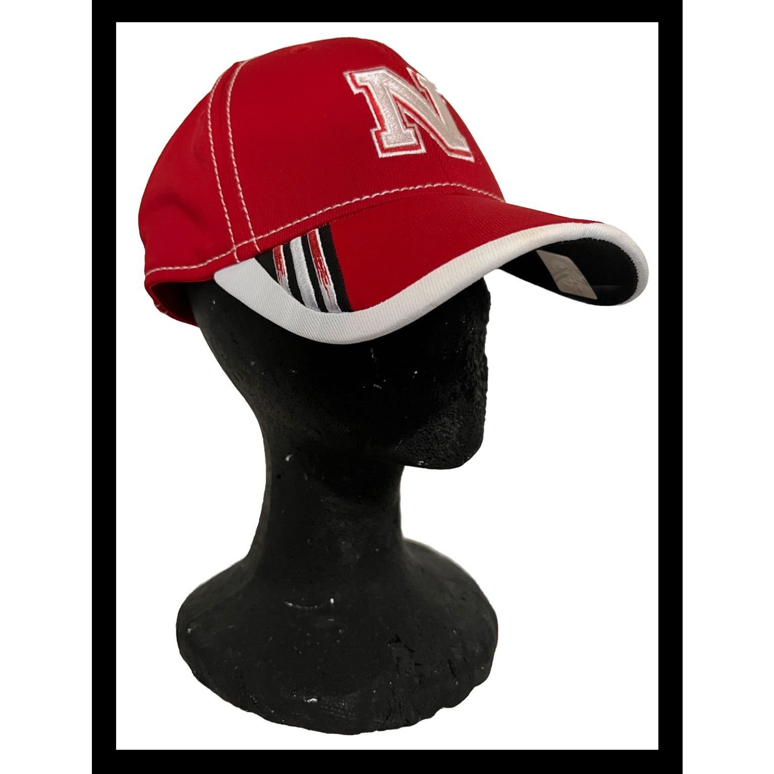 Adidas University Of Nebraska Huskers Baseball Hat Fitmax Cap Size ONE SIZE - 1 Thumbnail