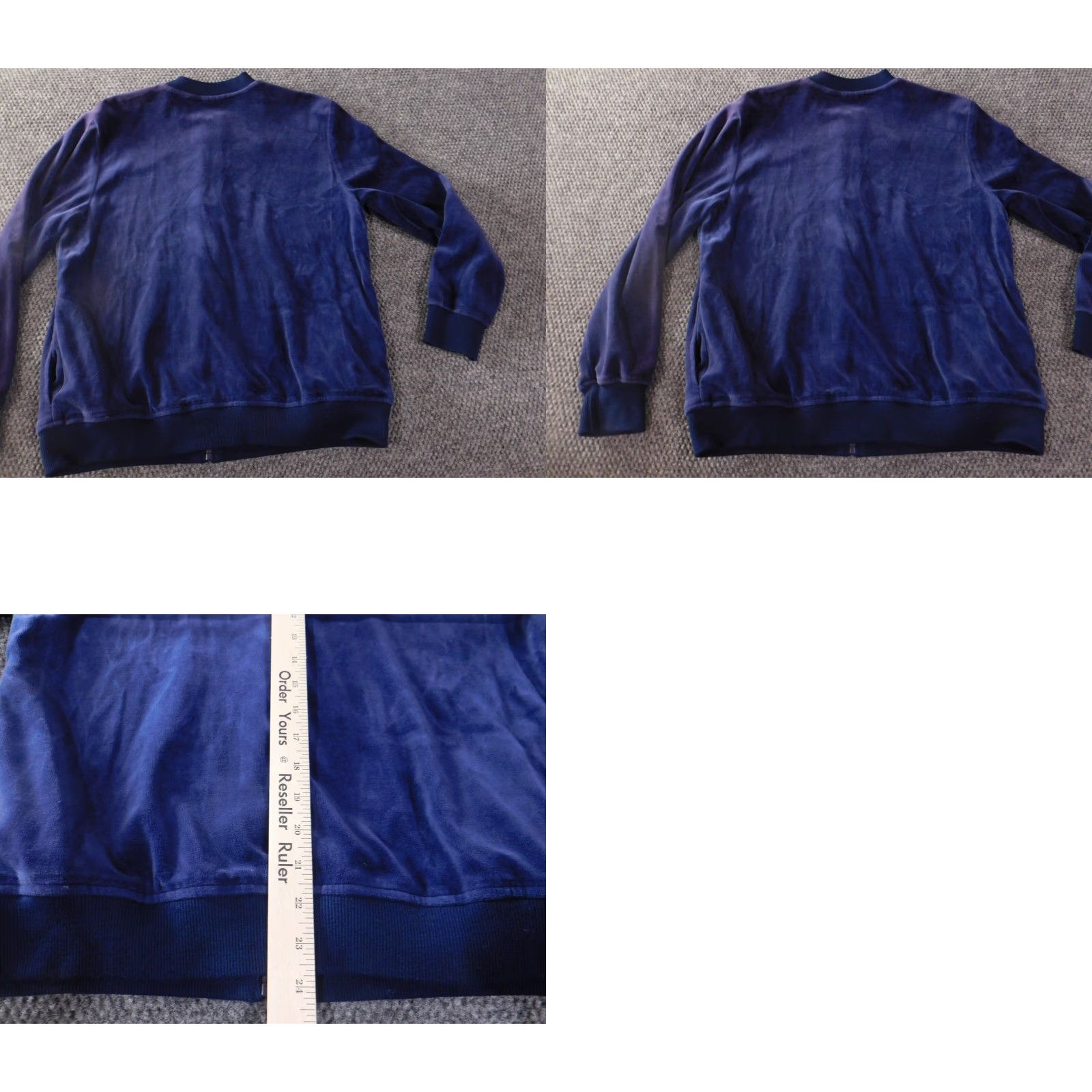 Vintage Alfred Dunner Jacket Womens 10 Blue Floral Full Zip Jacket Medium Length Long Sleeve Blue Womens Regular 10 Fall Spring Vintage No Size L / US 10 / IT 46 - 8 Thumbnail