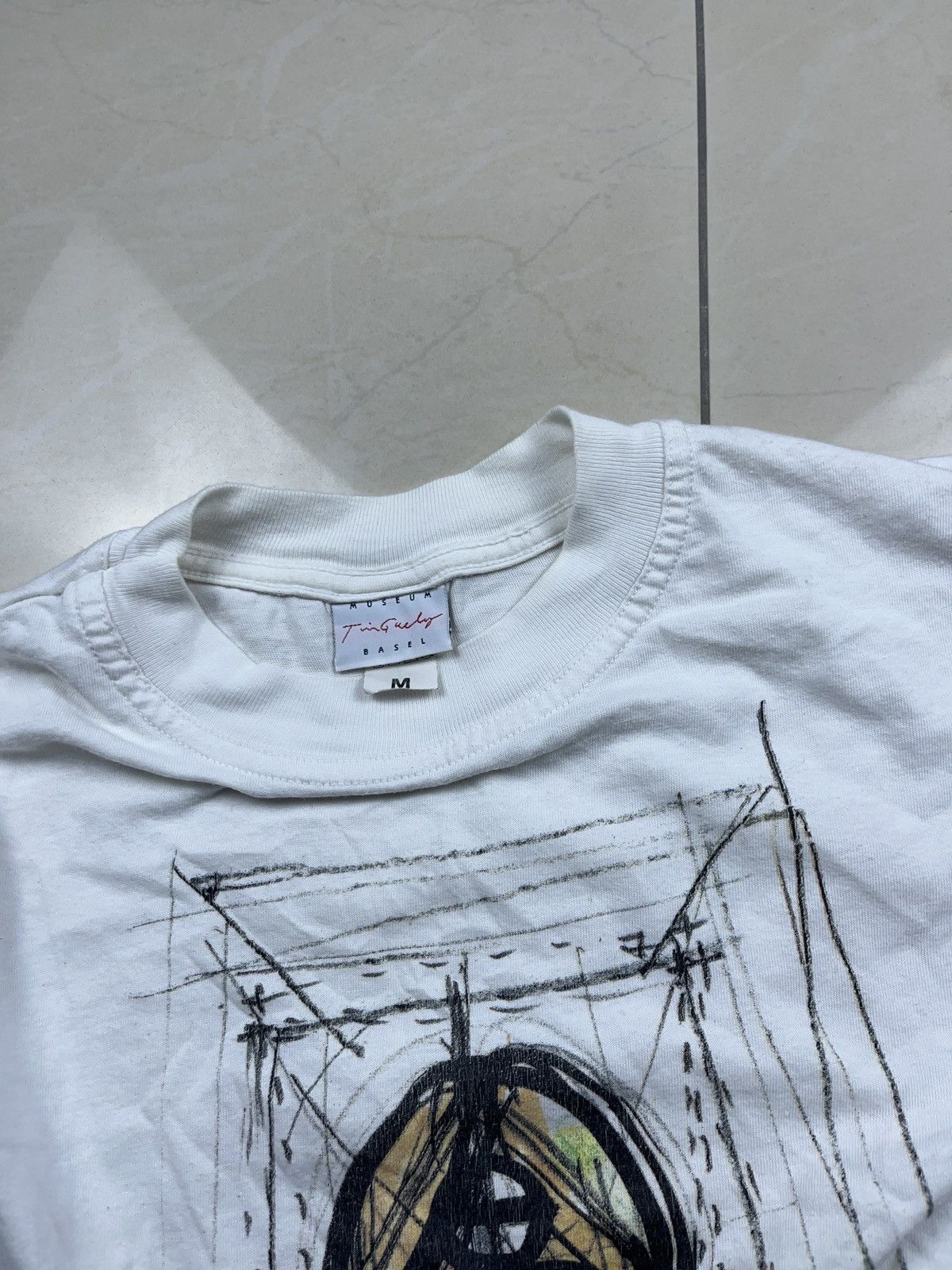 Vintage ➕ vintage 1996 Jean Tinguely succession art t-shirt Size US M / EU 48-50 / 2 - 3 Thumbnail