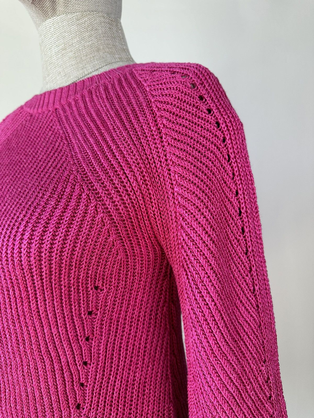 Ralph Lauren Black Label RALPH LAUREN Black Label Linen / Viscose Knit Sweater Size M / US 6-8 / IT 42-44 - 7 Thumbnail
