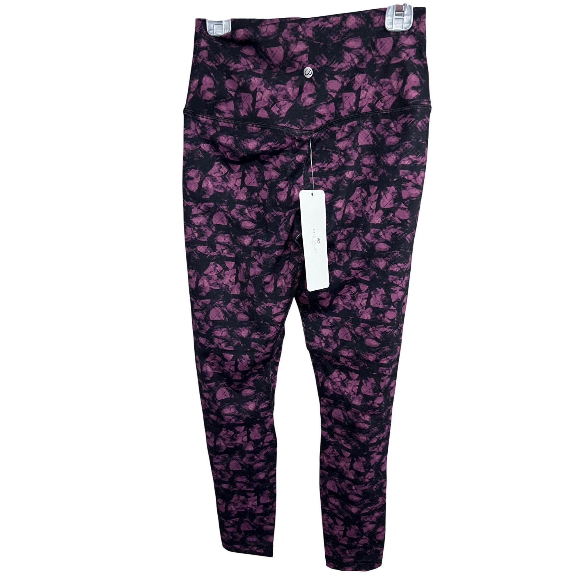Designer CRZ Yoga Sports Womens Tie Dye Floral Leggings Small 4/6 Str Size 27" / US 4 / IT 40 - 2 Thumbnail