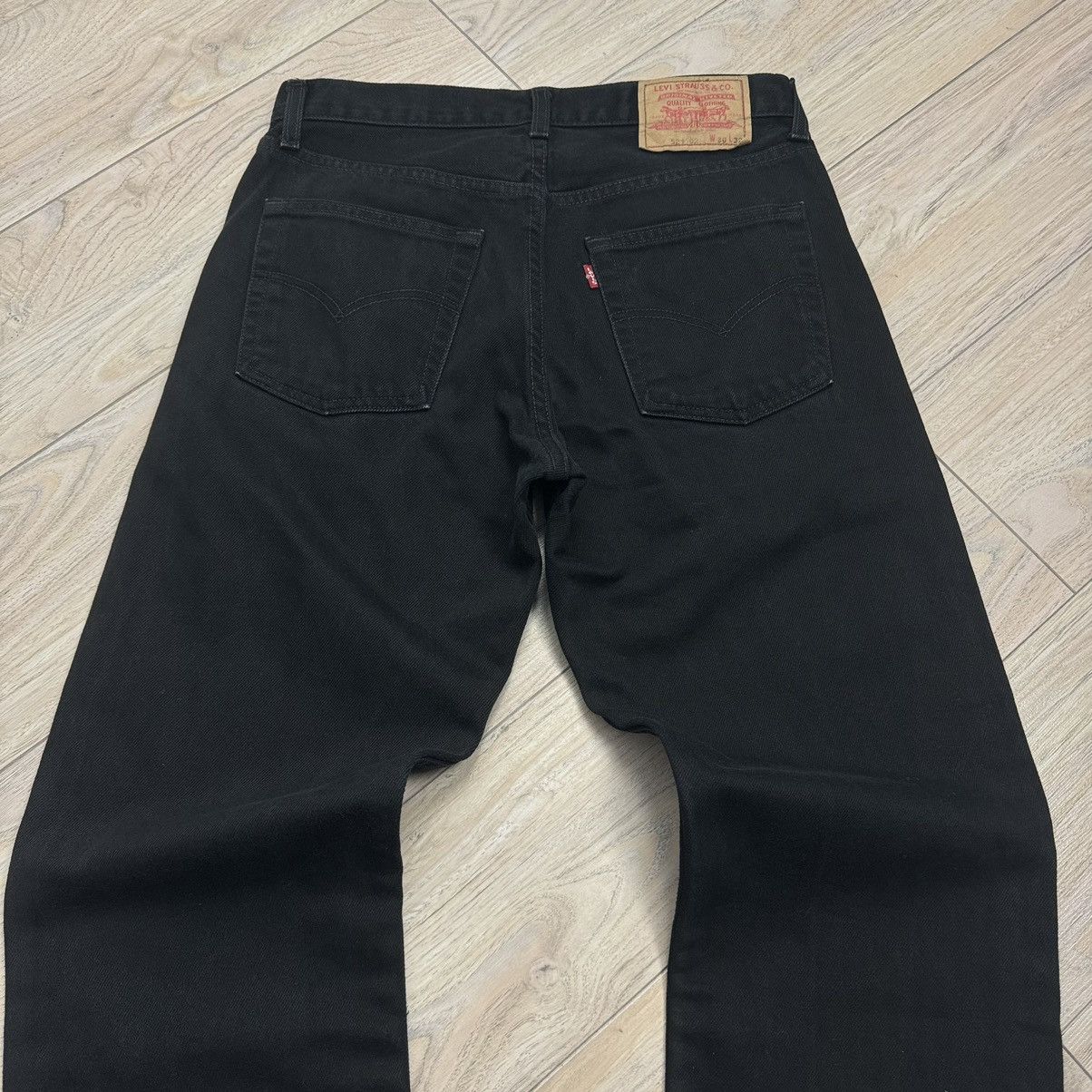 Levi's Crazy Vintage Y2K Levi’s 521 XX Black Wash Denim Jeans Size US 30 / EU 46 - 10 Thumbnail