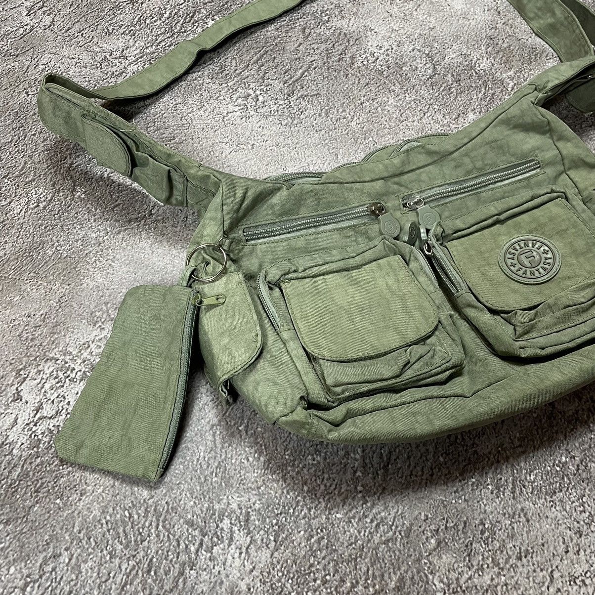 Vintage Vintage 90s Japanese Nylon Shoulder Bag Alt Goth Punk OS Size ONE SIZE - 3 Thumbnail