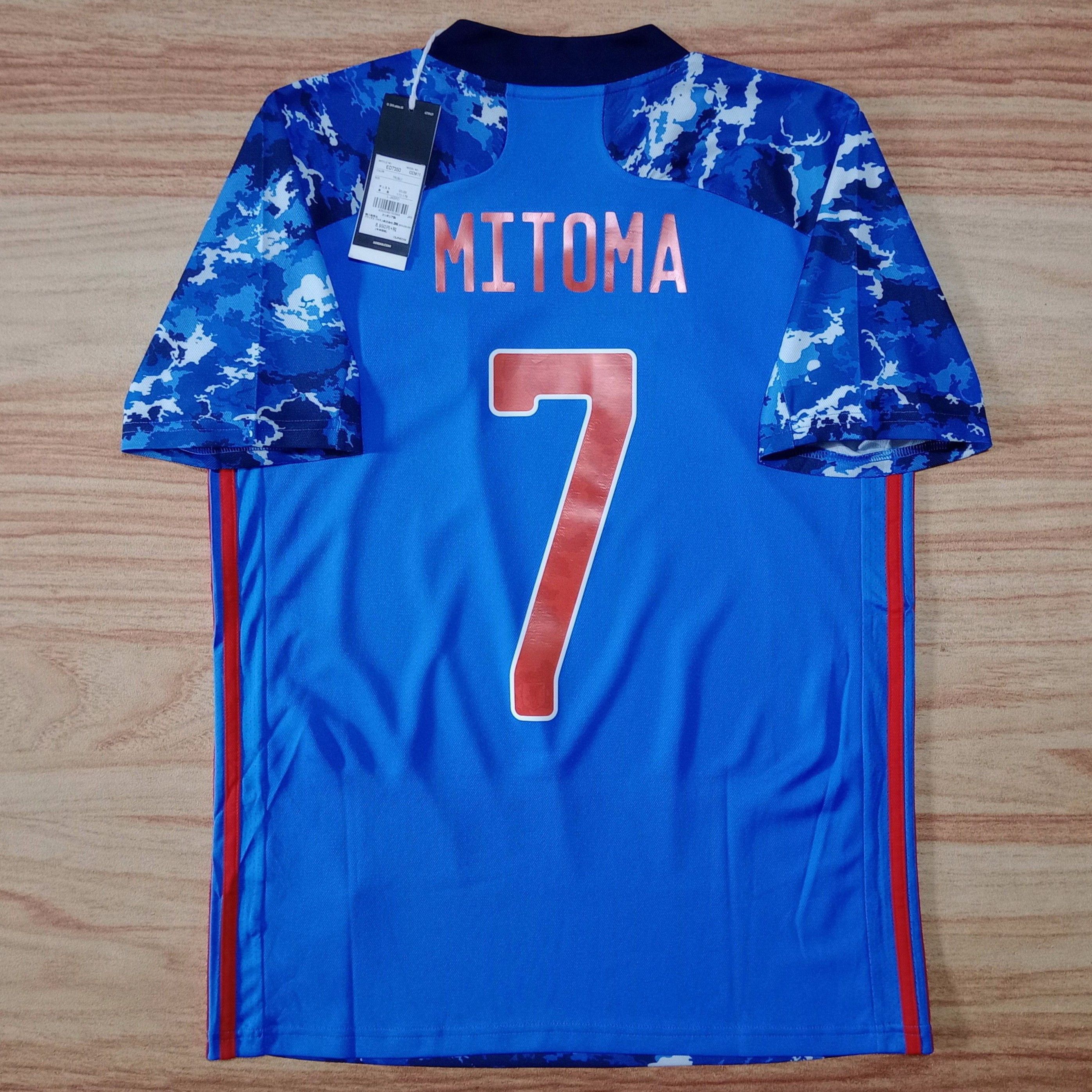 Adidas Japan 2020-2021 Home Jersey Kaoru Mitoma 7 Size US M / EU 48-50 / 2 - 2 Thumbnail