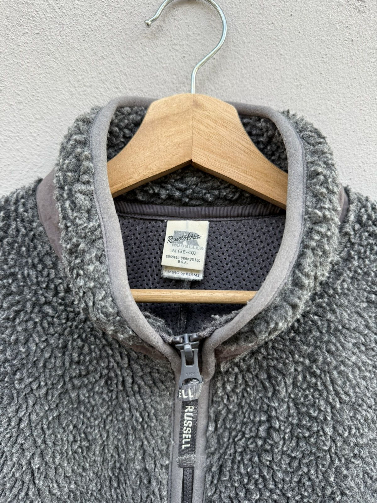 Beams Plus 💥ARCHIVE💥 Russell Athletic x BEAMS Deep Pile Fleece Jacket Size US M / EU 48-50 / 2 - 7 Thumbnail