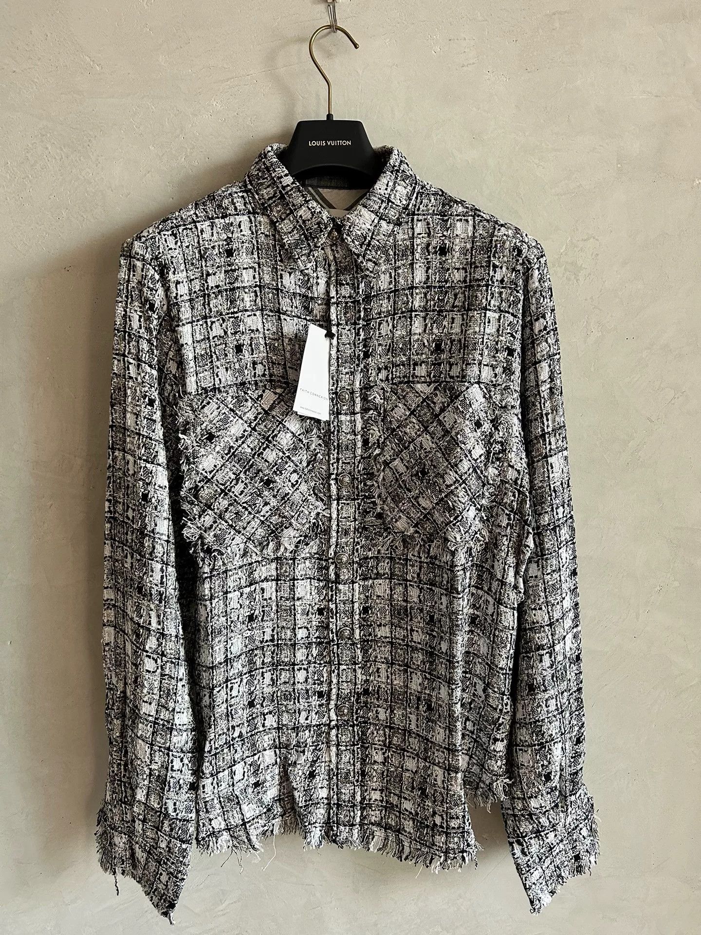 Faith Connexion Faith Connexion Silver Tweed Shirt Size M / US 6-8 / IT 42-44 - 1 Thumbnail