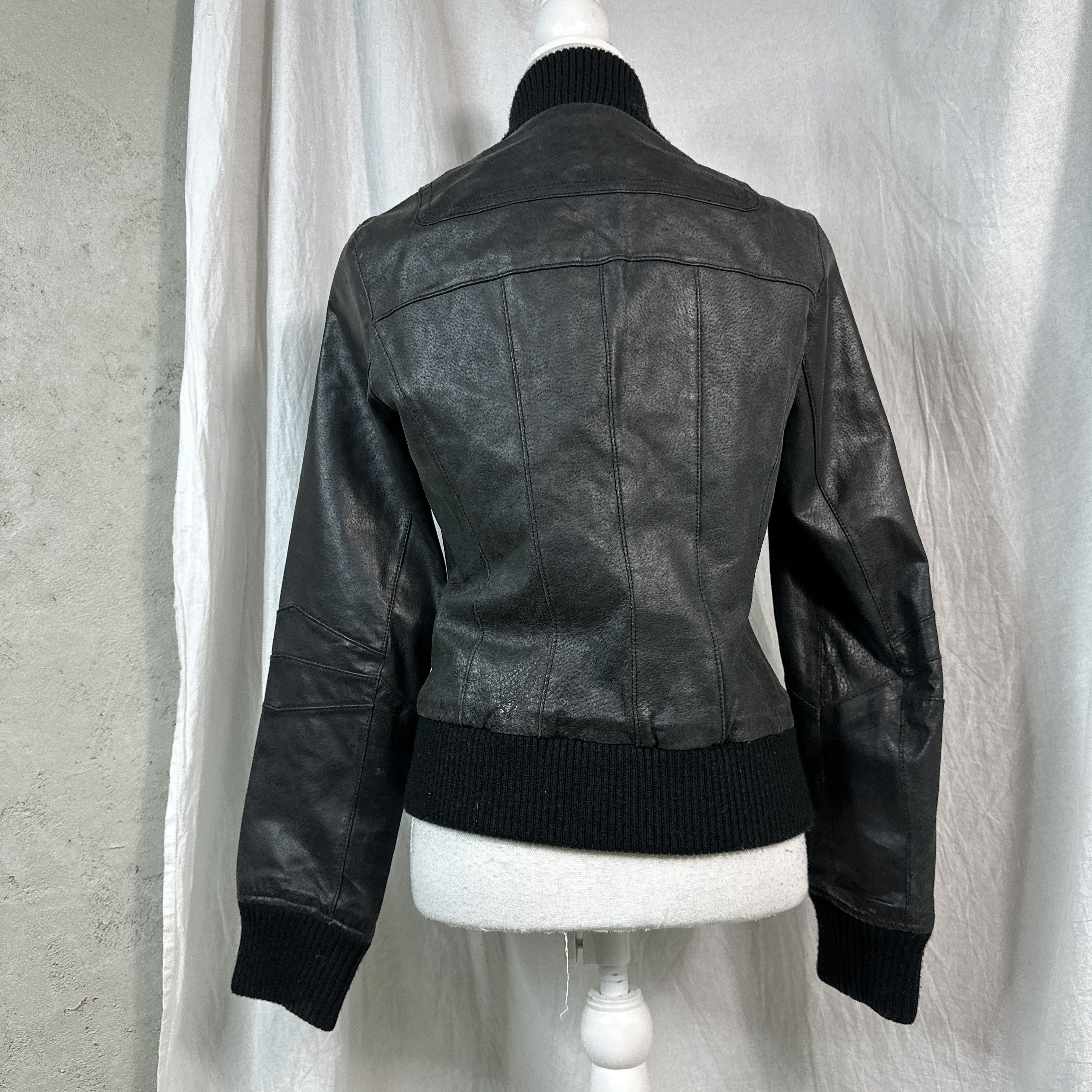 Vintage Vintage Moto Leather Jacket Size M / US 6-8 / IT 42-44 - 5 Thumbnail