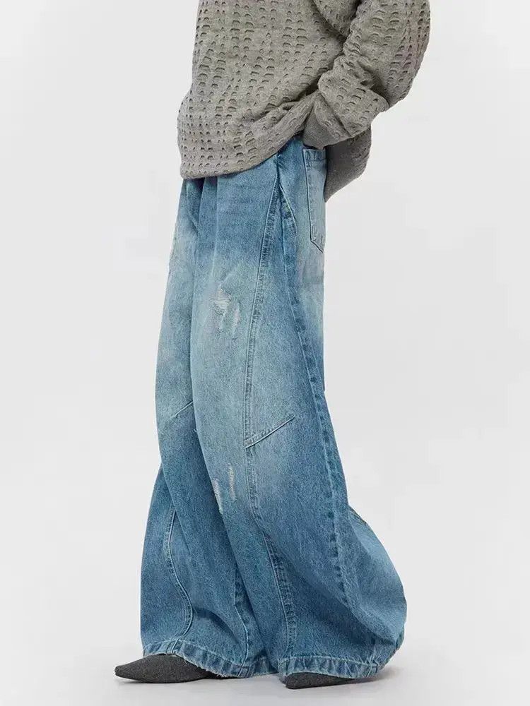 Japanese Brand Street Hip Hop Vintage Y2K Machete Wide Leg Jeans Size US 32 / EU 48 - 2 Thumbnail