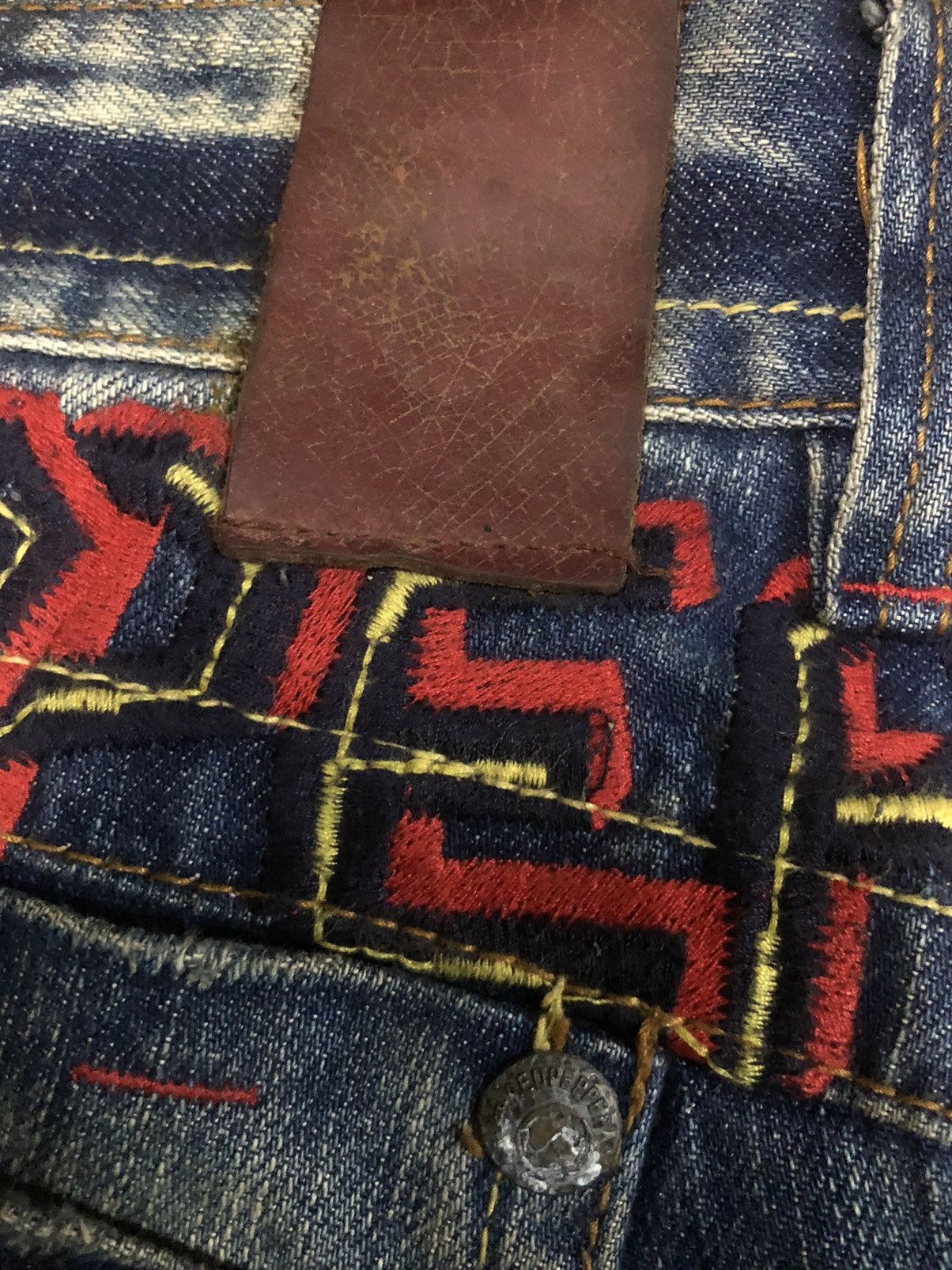 Designer × Japanese Brand × Vintage Vintage Japanese Brand Red Pepper Denim Jeans Size US 30 / EU 46 - 9 Thumbnail