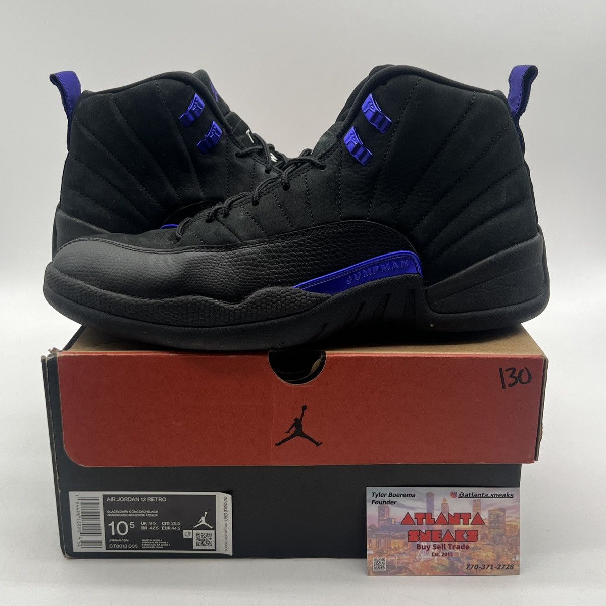 Jordan Brand Air Jordan 12 dark concord Size US 10.5 / EU 43-44 - 1 Thumbnail