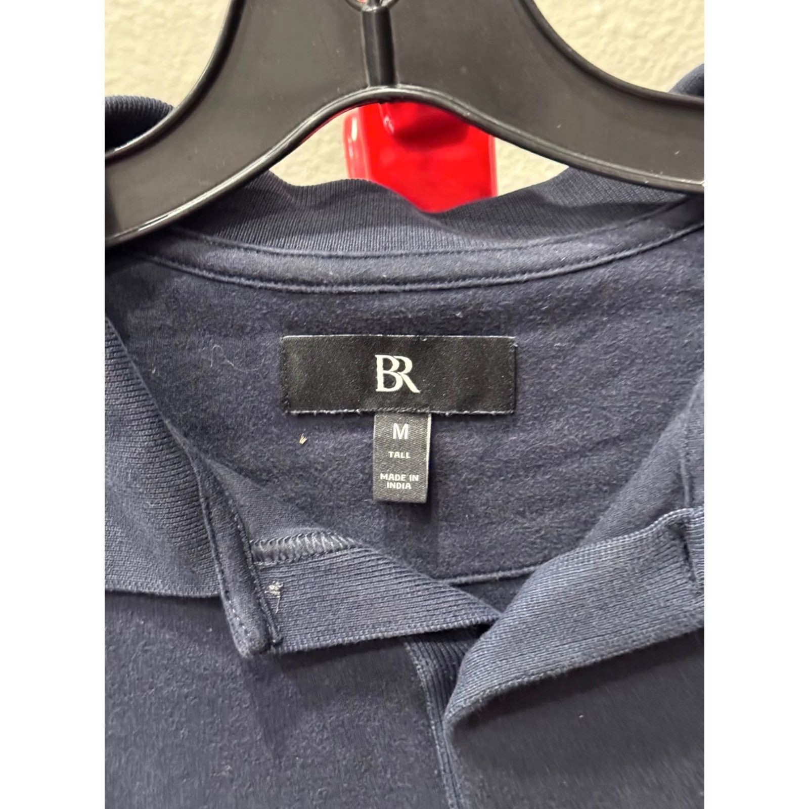 Banana Republic Banana Republic Navy Blue Polo Shirt Mens Medium Tall Long Sleeve Shirt Size US M / EU 48-50 / 2 - 4 Thumbnail