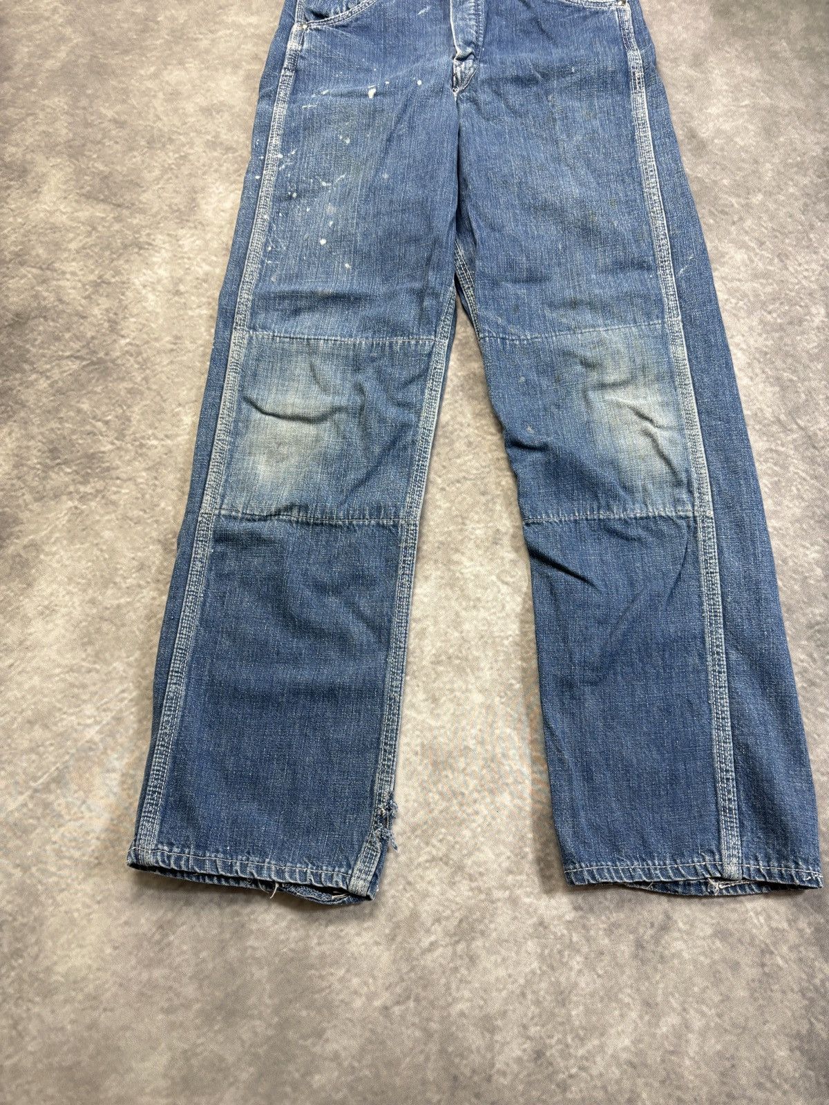 Sears × Vintage True Vintage Work Denim Double Knee Jeans 1960s 1970s Carpen Size 24" / US 00 / IT 34 - 12 Thumbnail