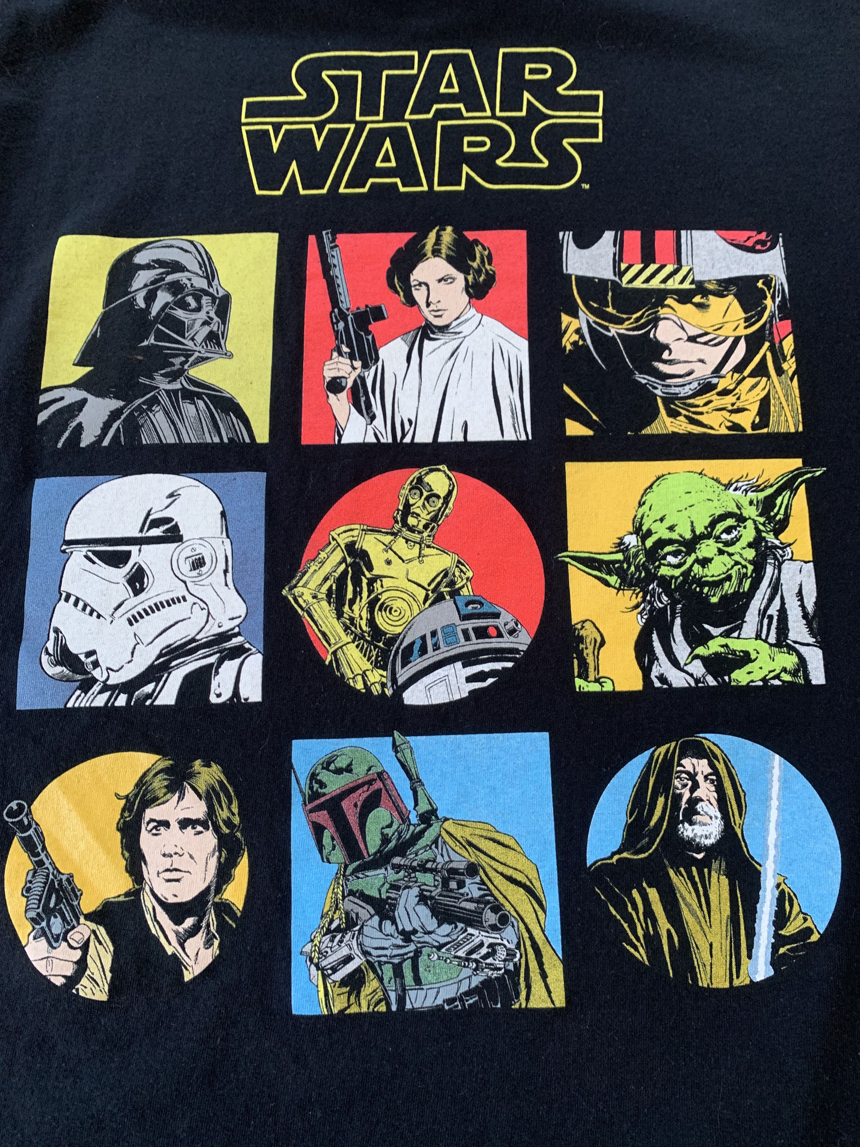 Star Wars Star Wars Black Cotton Printed T-Shirt Size US S / EU 44-46 / 1 - 4 Thumbnail