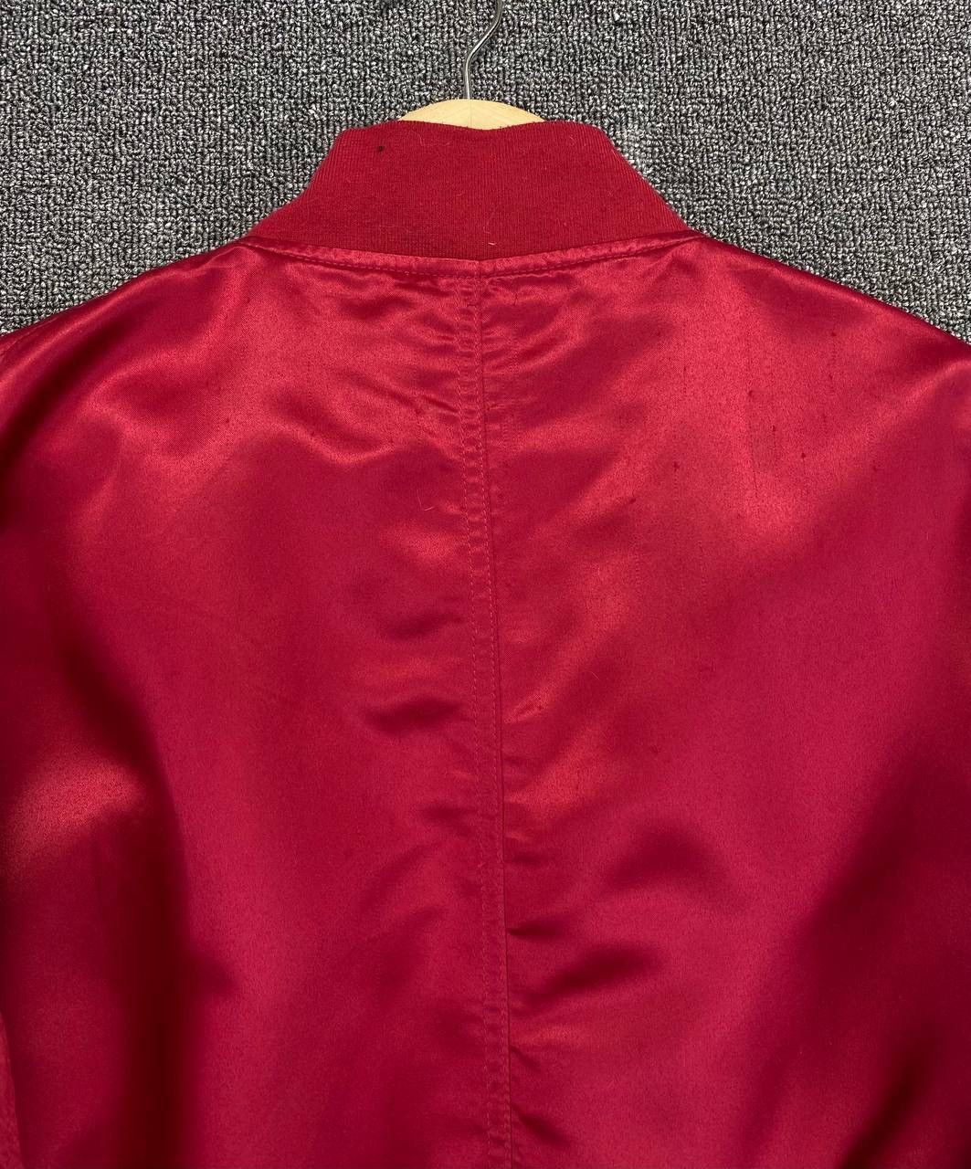 Japanese Brand Vintage Browny U.S Air Force Military Red Bomber Jacket Size M / US 6-8 / IT 42-44 - 15 Thumbnail