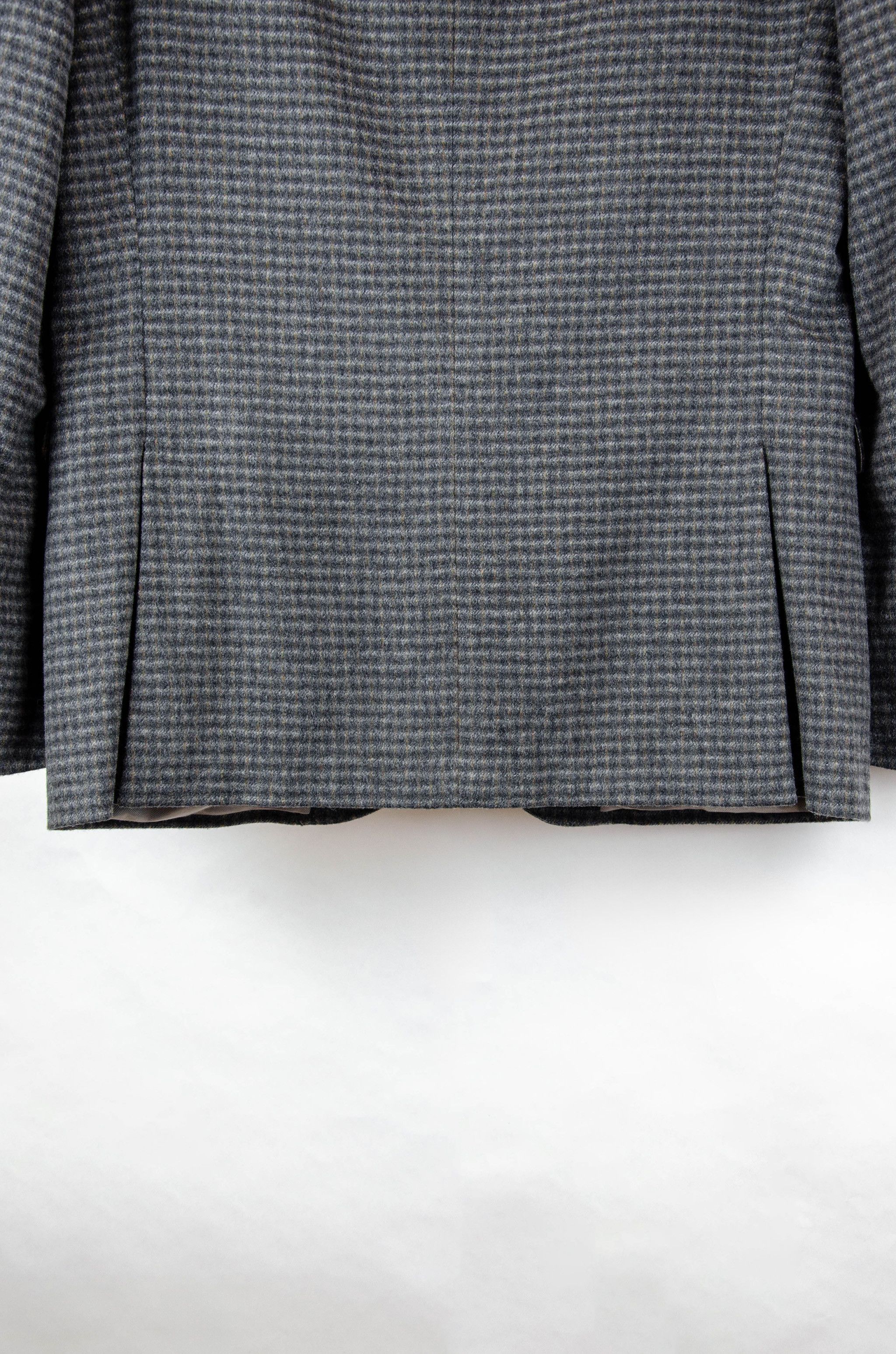 Z Zegna Zegna Wool Tweed Check Blazer – Size 50R Size 40R - 10 Thumbnail