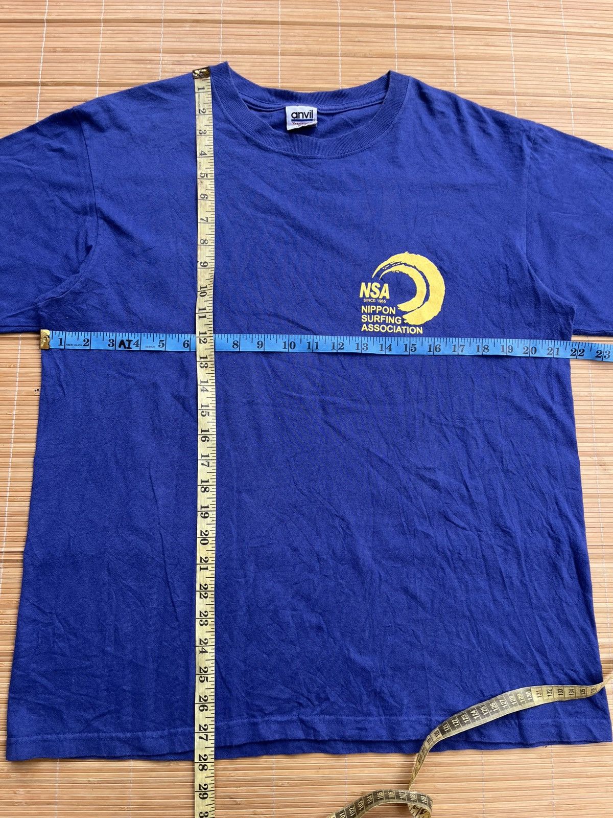 Vintage Rare Vtg Nippon Surfing association x 45th event promo tee Size US L / EU 52-54 / 3 - 7 Thumbnail
