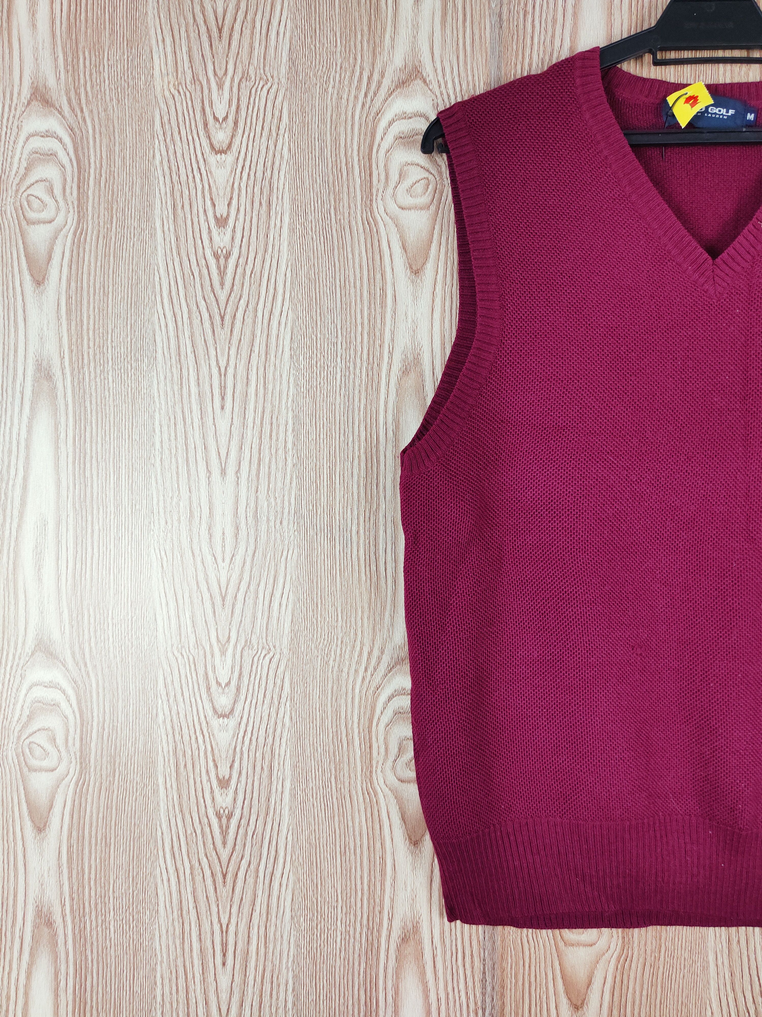 Polo Ralph Lauren Polo Golf Ralph Lauren Maroon Knitwear Vests #W142 Size US M / EU 48-50 / 2 - 3 Thumbnail