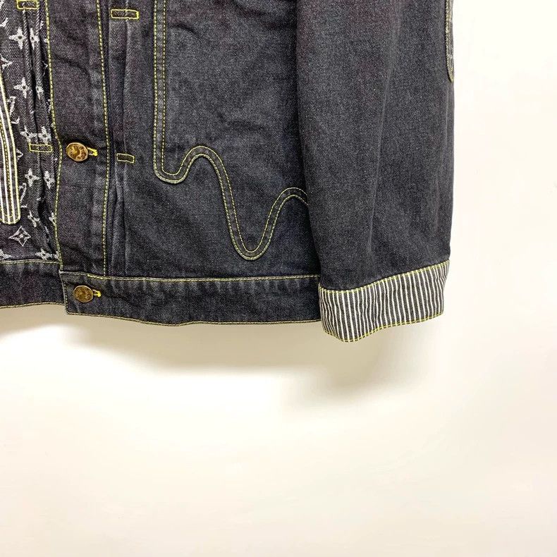 Louis Vuitton Louis Vuitton Nigo Co-branded Denim Jacket Size US L / EU 52-54 / 3 - 6 Thumbnail