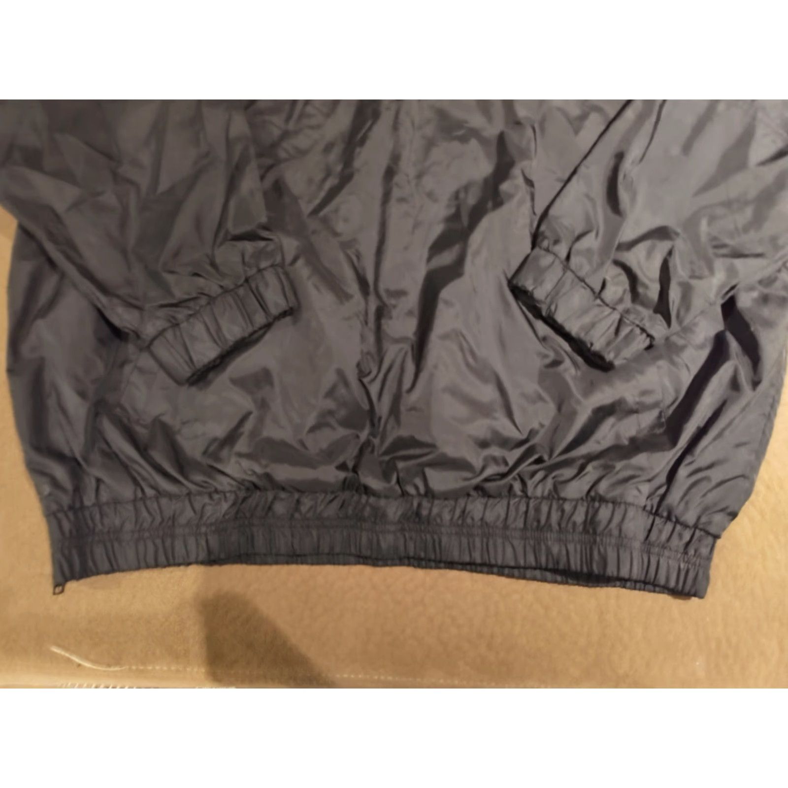 Vintage Snap-On Tools Windbreaker Pullover Jacket Men's Size XL Black V-Neck Racing (Jacket) Size US XL / EU 56 / 4 - 2 Thumbnail