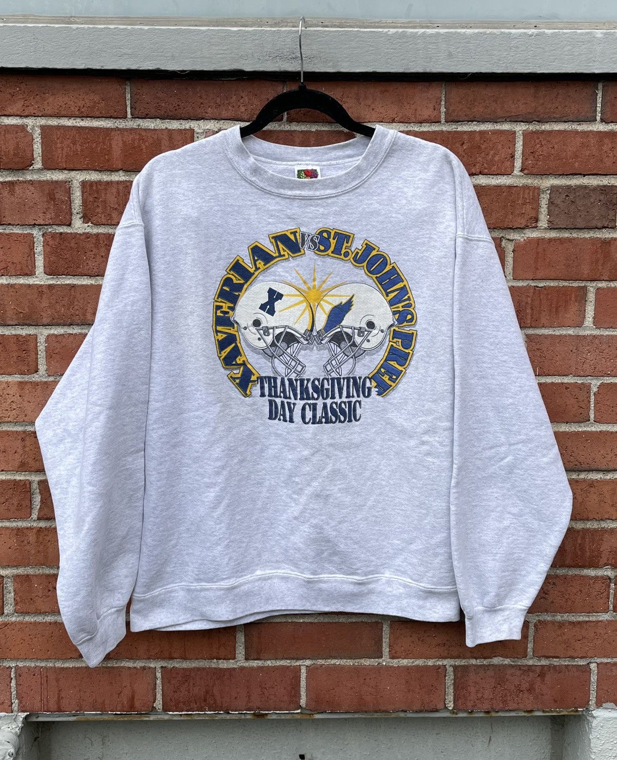 Fruit Of The Loom VTG Fruit Of The Loom Xaverian VS St John’s Prep sweatshirt Size US L / EU 52-54 / 3 - 1 Thumbnail