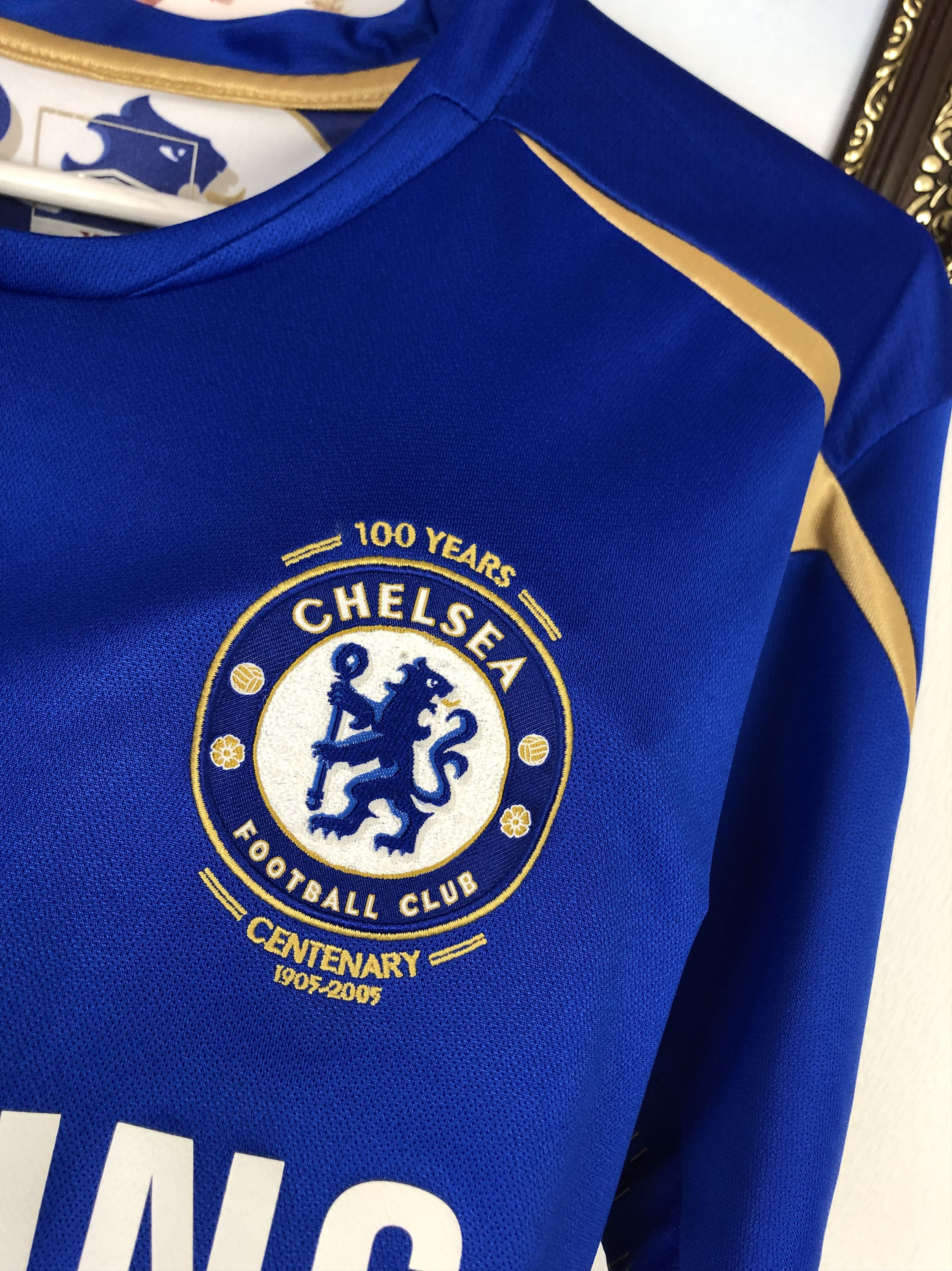 Umbro Chelsea football shirt 2005 #24 Wright-Phillips Umbro Tee Size US L / EU 52-54 / 3 - 7 Thumbnail