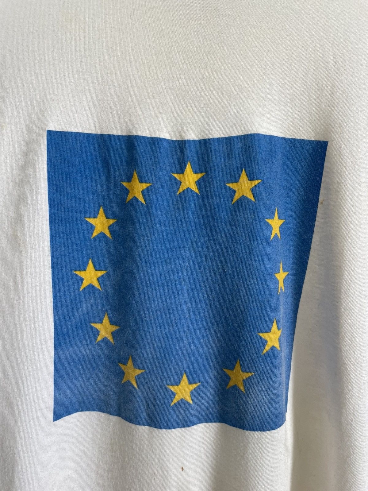Vintage Archive Vintage 80’s European Union Flag T-Shirt RARE Size US XL / EU 56 / 4 - 6 Thumbnail