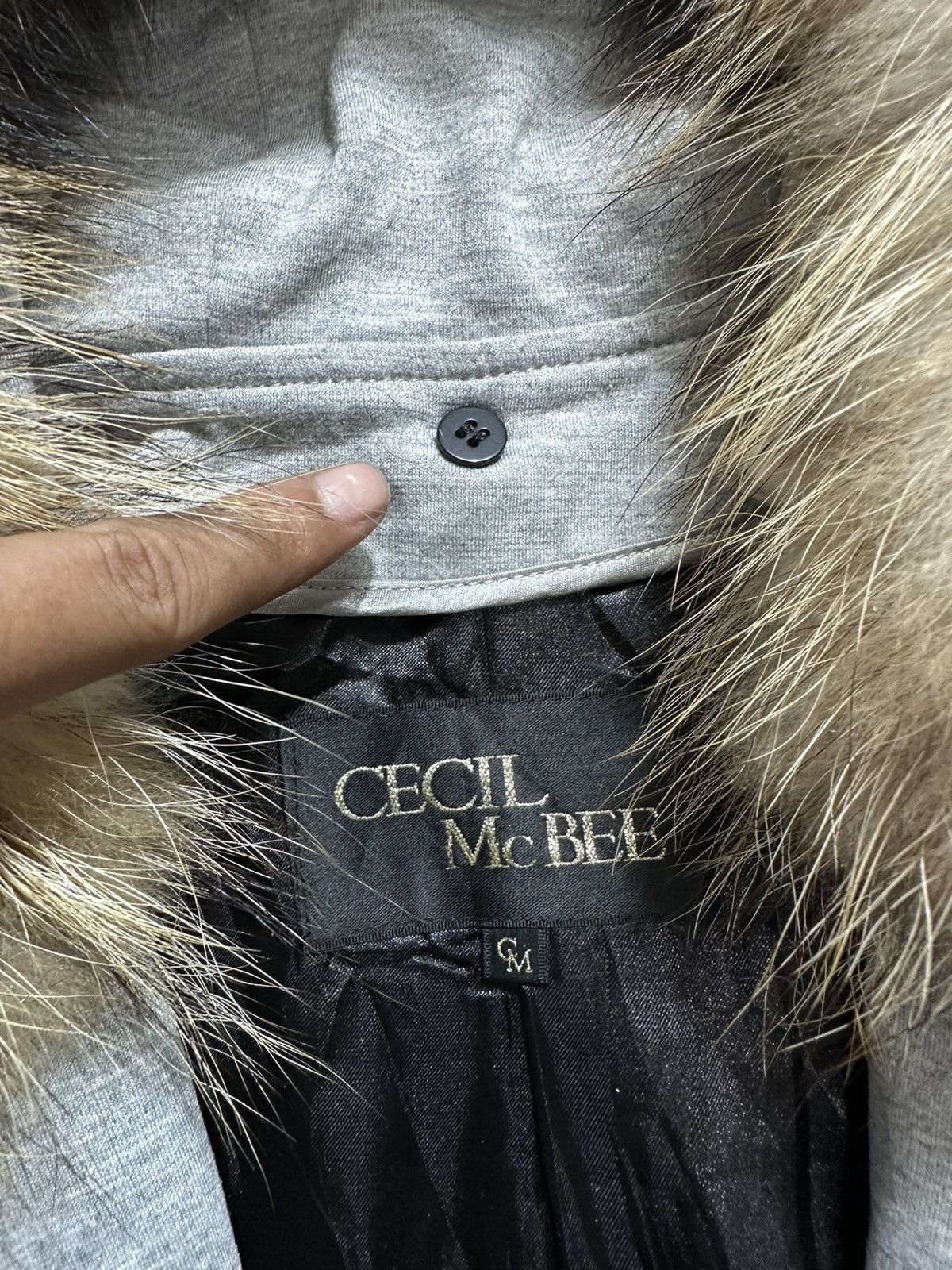 Other GOTHIC DOUBLE LAYER FUR ZIP HOODIE JACKET IFSIX LGB STYLE Size S / US 4 / IT 40 - 8 Thumbnail