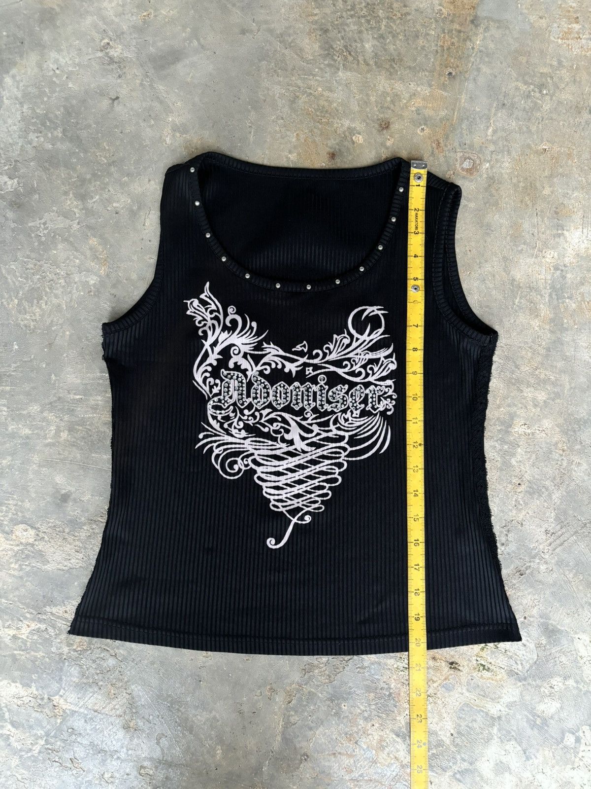 Hysteric Glamour Y2k Opium Adoniser Punk Style Tank Tops Size M / US 6-8 / IT 42-44 - 9 Thumbnail