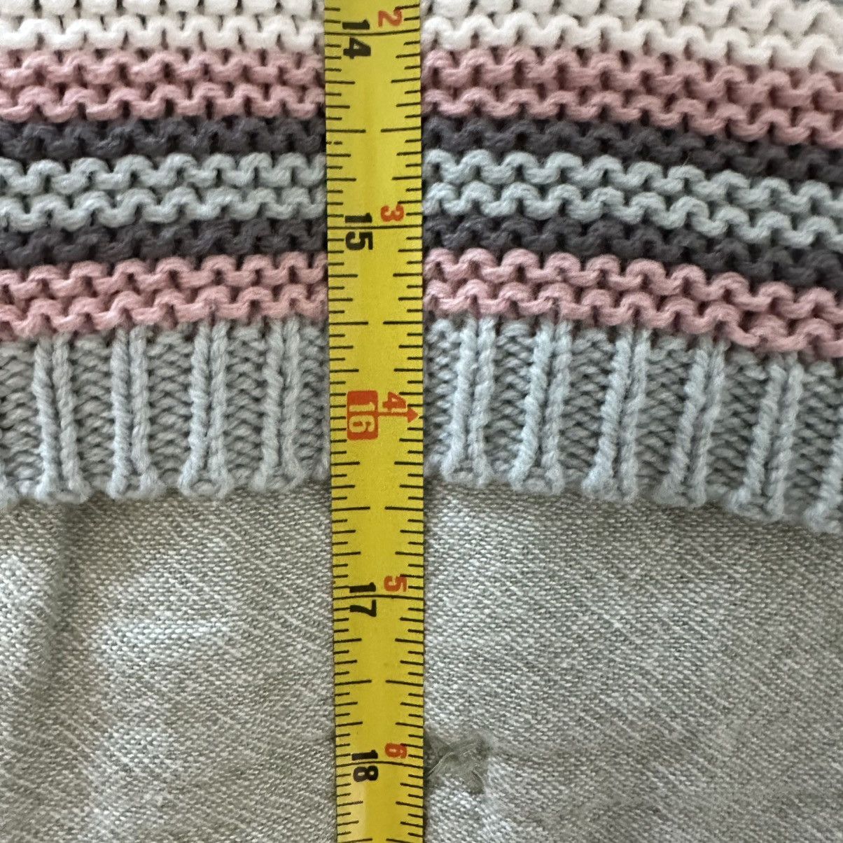 Other Pink Rose Pastel Striped Crochet Tank Large NWT Size L / US 10 / IT 46 - 6 Thumbnail